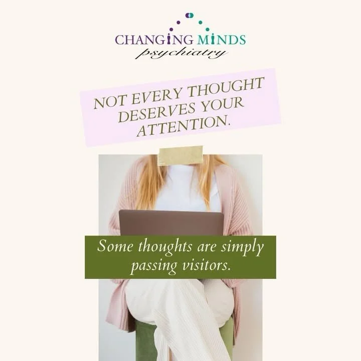 Have you experienced thoughts that feel difficult to control? You are not alone. Some thoughts will go away and relief is near.
