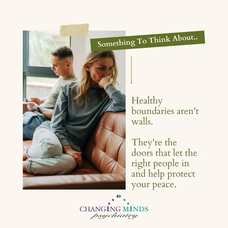 Boundaries aren&rsquo;t about shutting people out. They&rsquo;re about making space for relationships that feel safe, healthy, and respectful. 💚

Protect your peace. Honor your needs. Let the right people in.