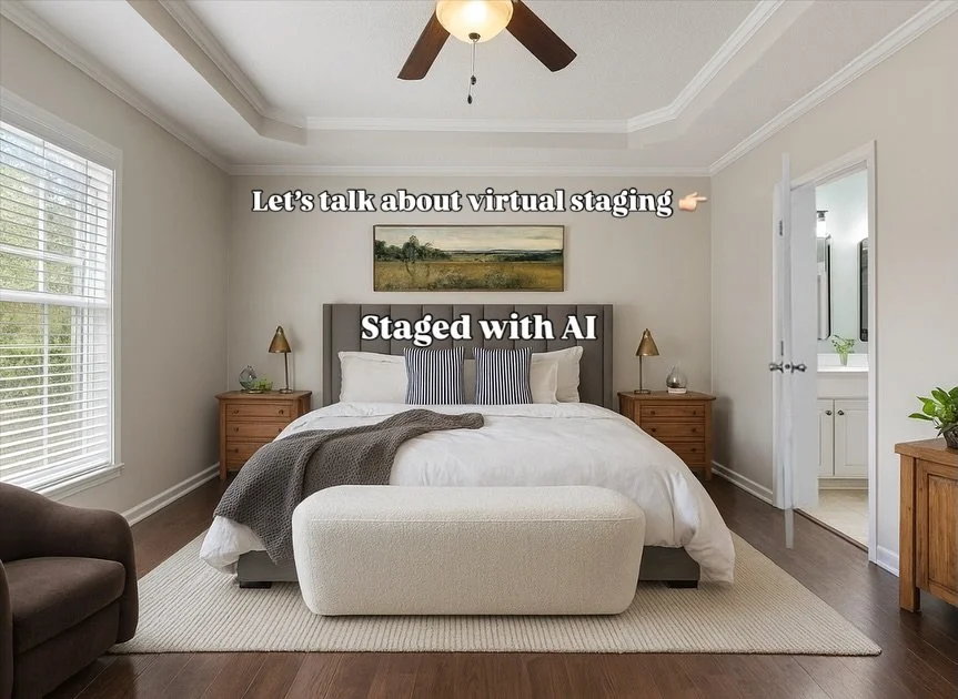Let&rsquo;s talk about a controversial topic: VIRTUAL STAGING.

We&rsquo;re genuinely curious: what are your thoughts on virtual staging?

This house, for example, belongs to a friend of Taylor&rsquo;s from college. It&rsquo;s located in Siler City, 