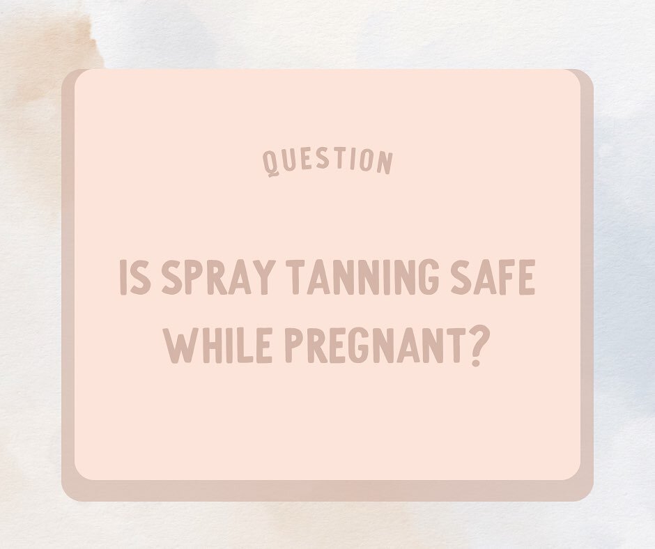 🤰🌞 Is Spray Tanning Safe During Pregnancy? 🌞🤰

As an expectant mother, it's natural to wonder about the safety of different beauty treatments, including spray tanning. 🤔 After thorough research and consulting with professionals, here's what I fo