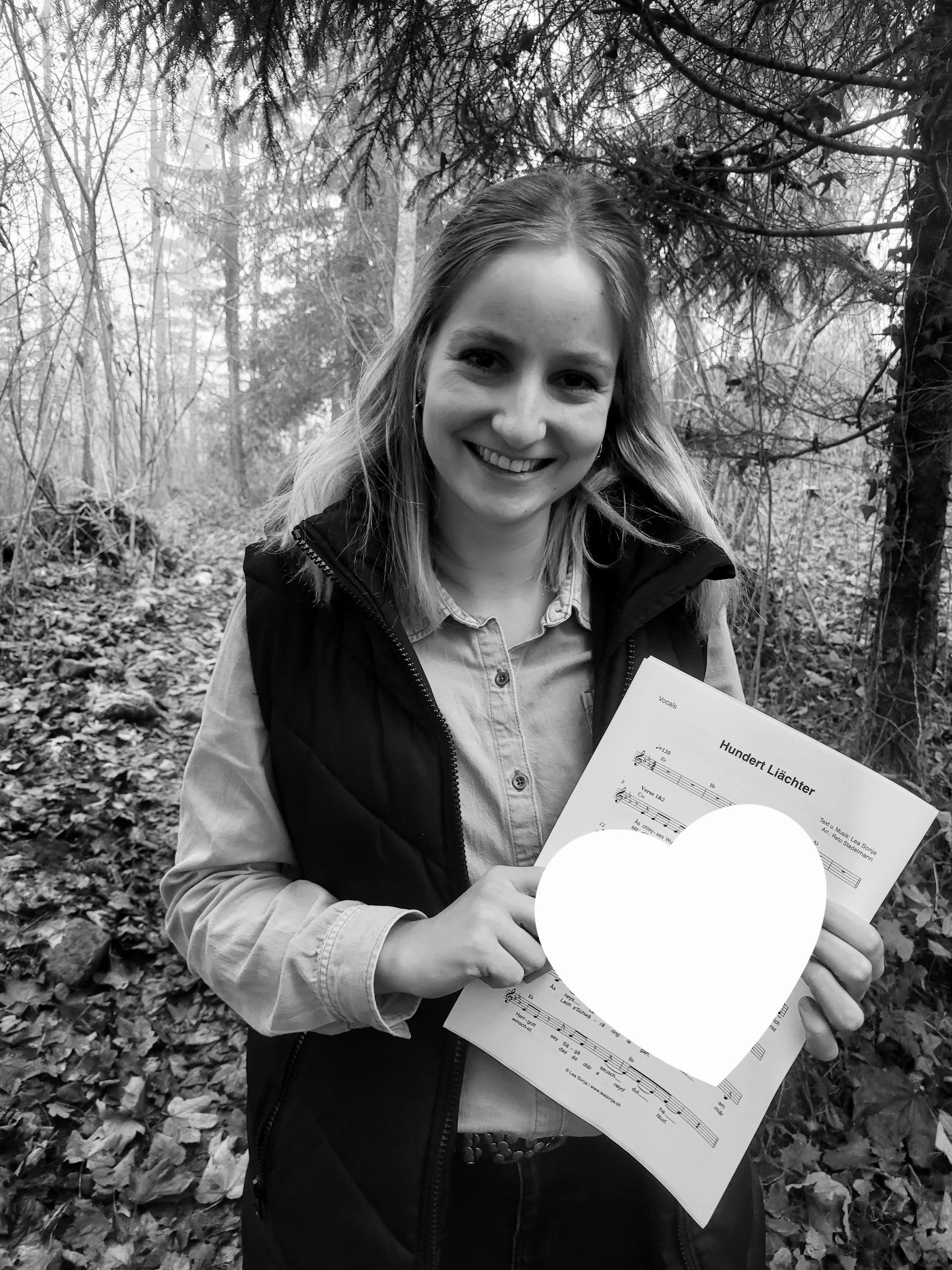 Hundert Liächter - offizielle Partitur und Textblatt inkl. Akkorden