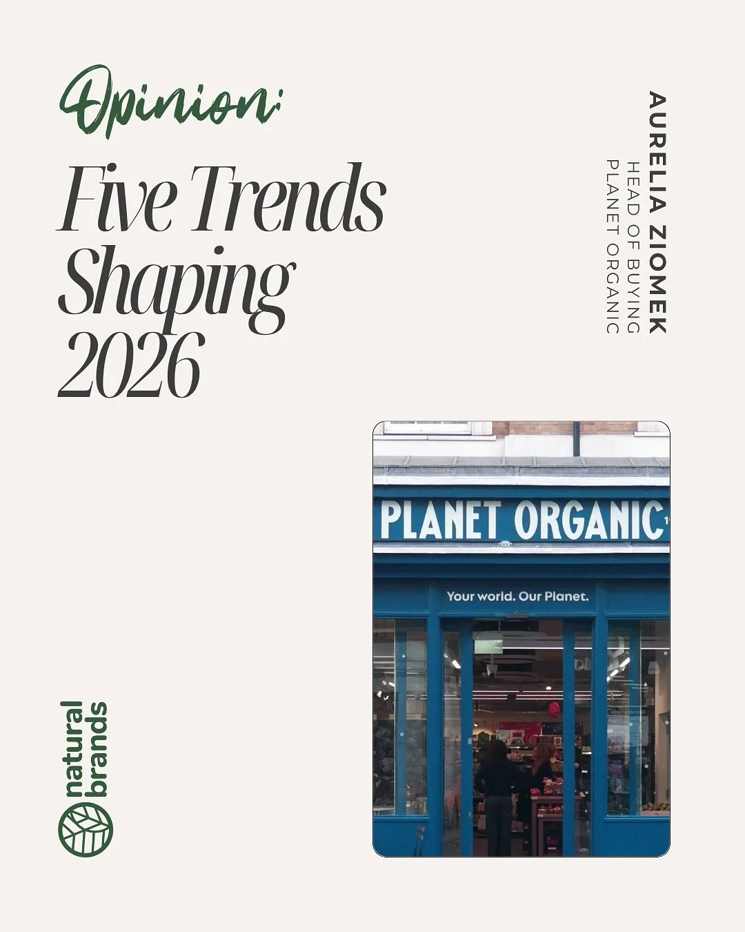 In our Autumn 2025 Edit, Aurelia Ziomek, Head of Buying at @planetorganic , discusses five categories set to shape the health and wellness retail landscape in 2026, highlighting the few trends she believes will matter as we move through the new year.