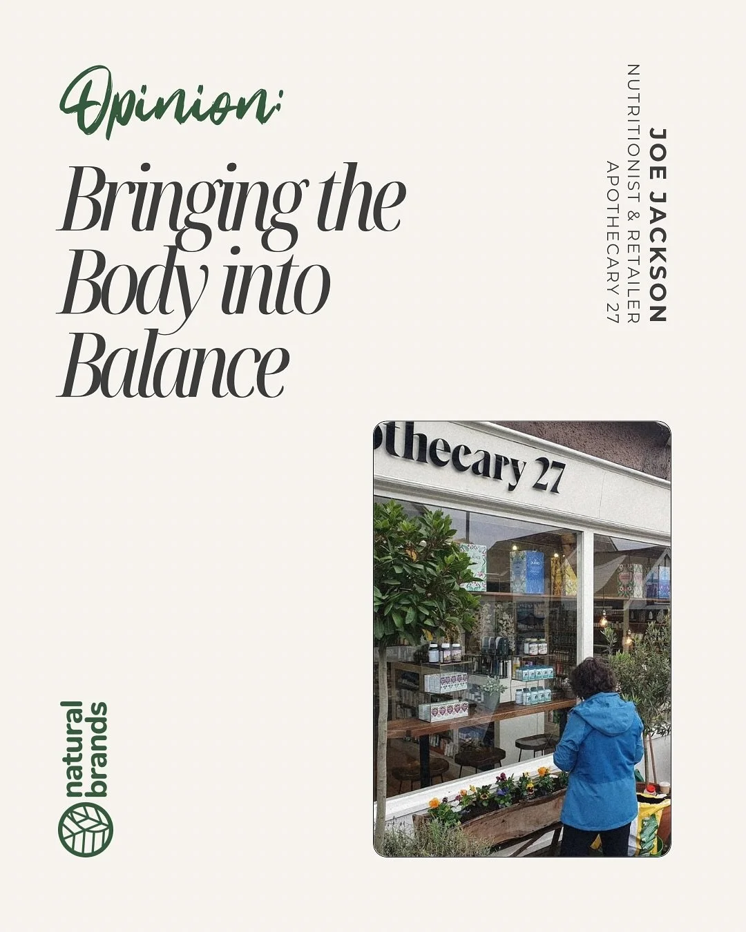 For this month&rsquo;s Men&rsquo;s Health Awareness Month we&rsquo;re bringing you opinion from the talented @joseph.jackson27 nutritionist and founder of @apothecary27 .  In his article, Joe discusses the merits of adaptogens - and ashwagandha speci