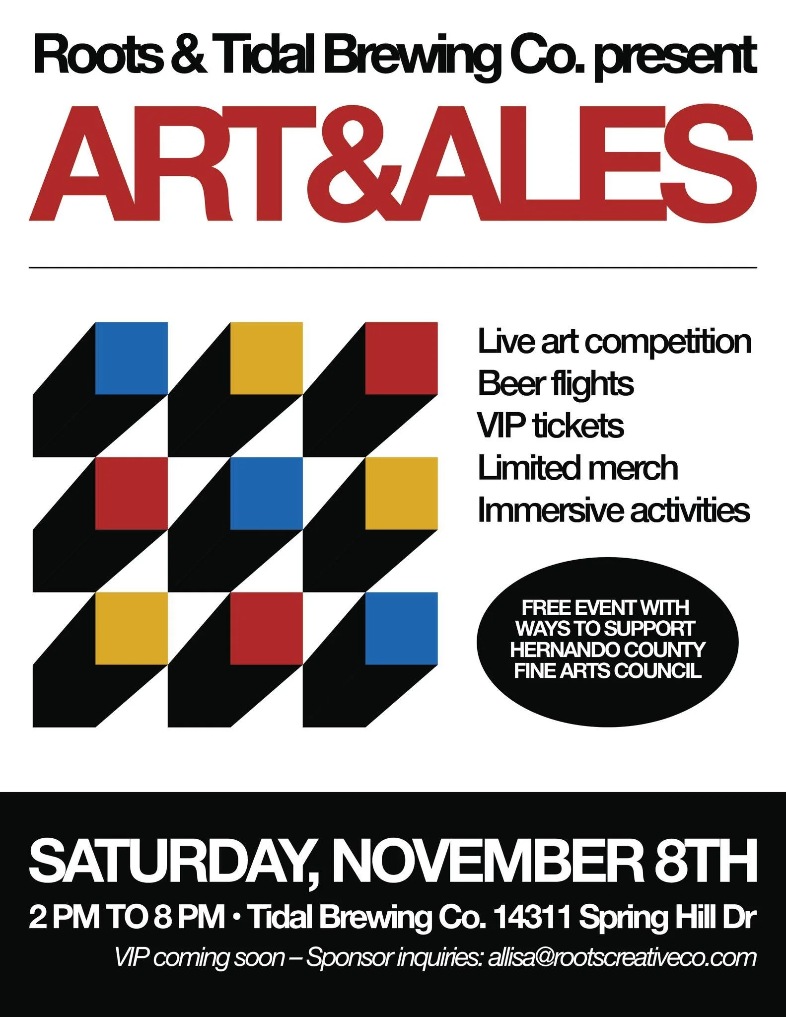 Art & Ales : Live Art Competition at Tidal Brewing Co.