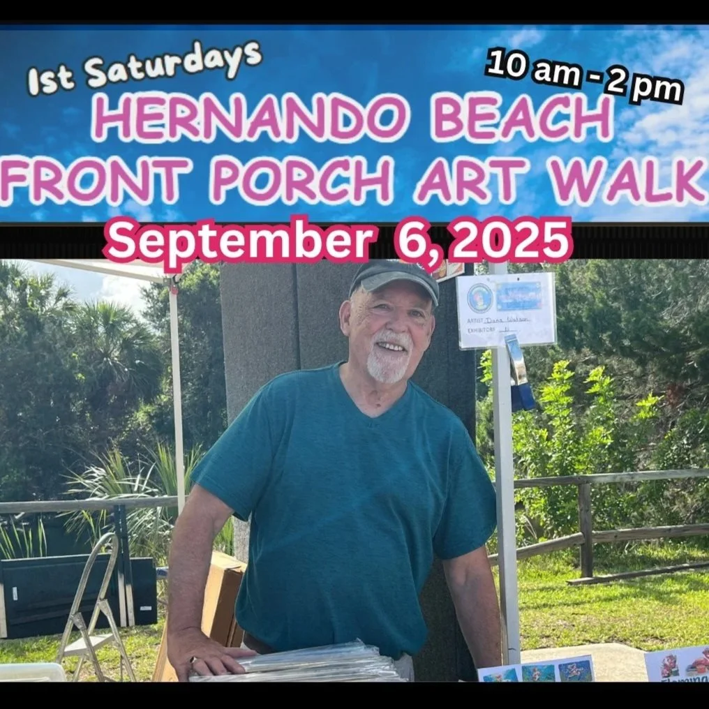 1st Saturdays Hernando Beach Front Porch Art Walk