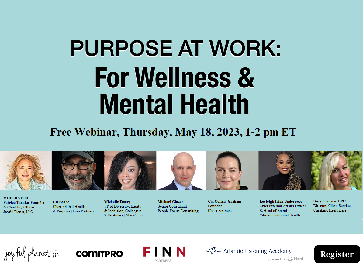 Purpose at Work: For Wellness & Mental Health