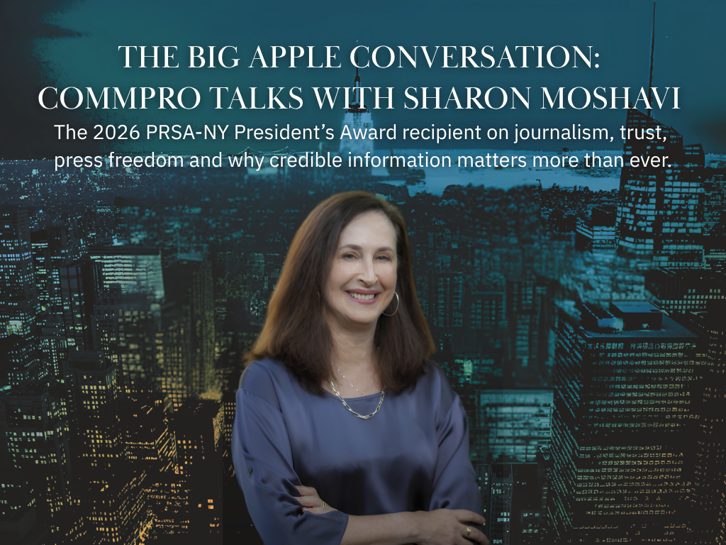 The Big Apple Conversation: CommPRO Talks With Sharon Moshavi