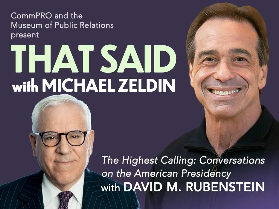 David M. Rubenstein Explores Presidential Legacy in ‘The Highest Calling’