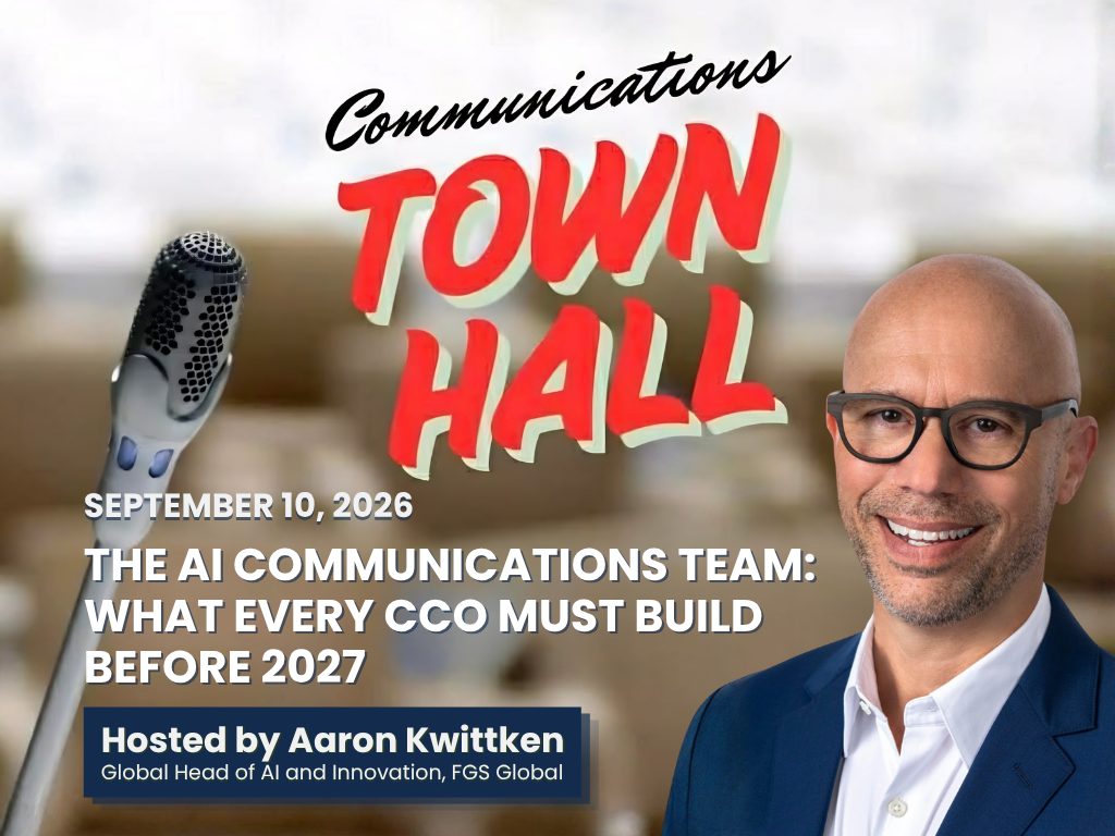 The AI Communications Team: What Every CCO Must Build Before 2027 