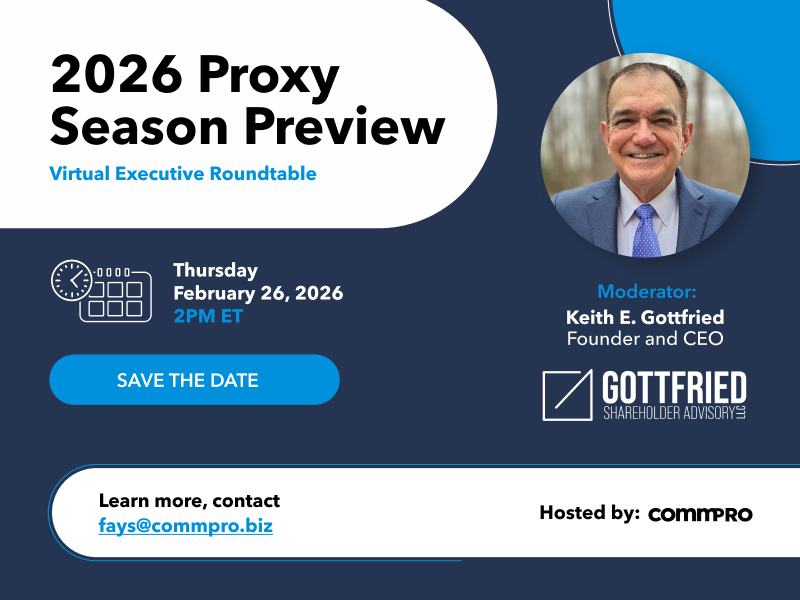 2026 Proxy Season Preview