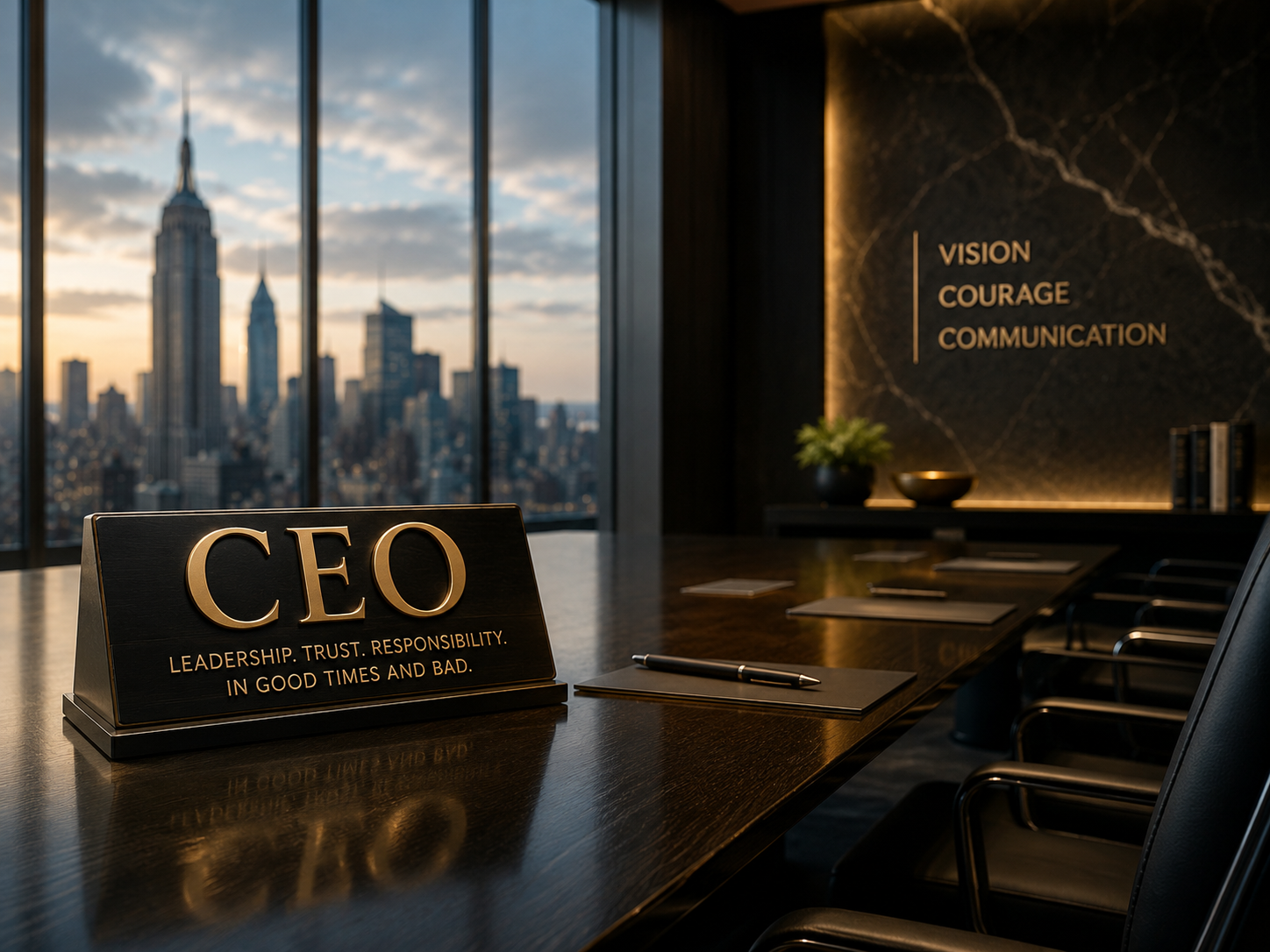 Executive Visibility, In Good Times And Bad