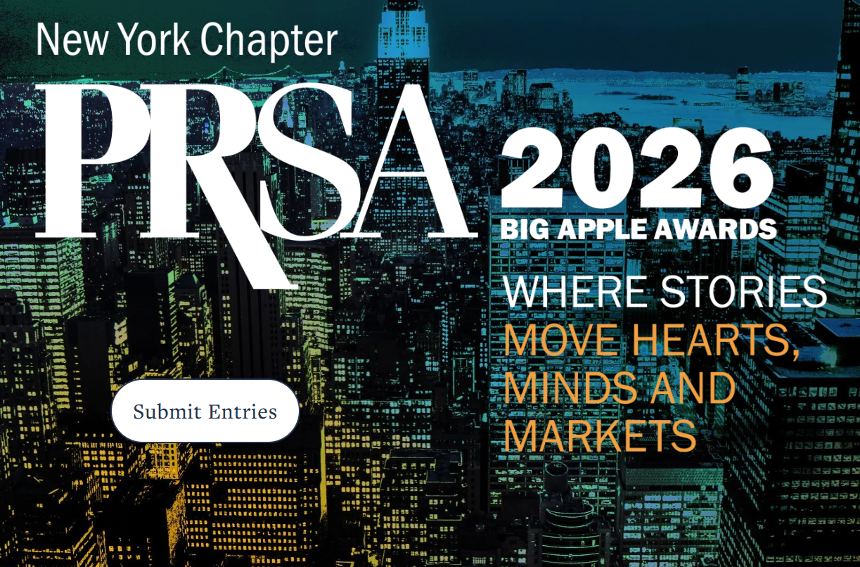 PRSA-NY Big Apple Awards 2026 Invite NYC’s Best Work to Enter Now