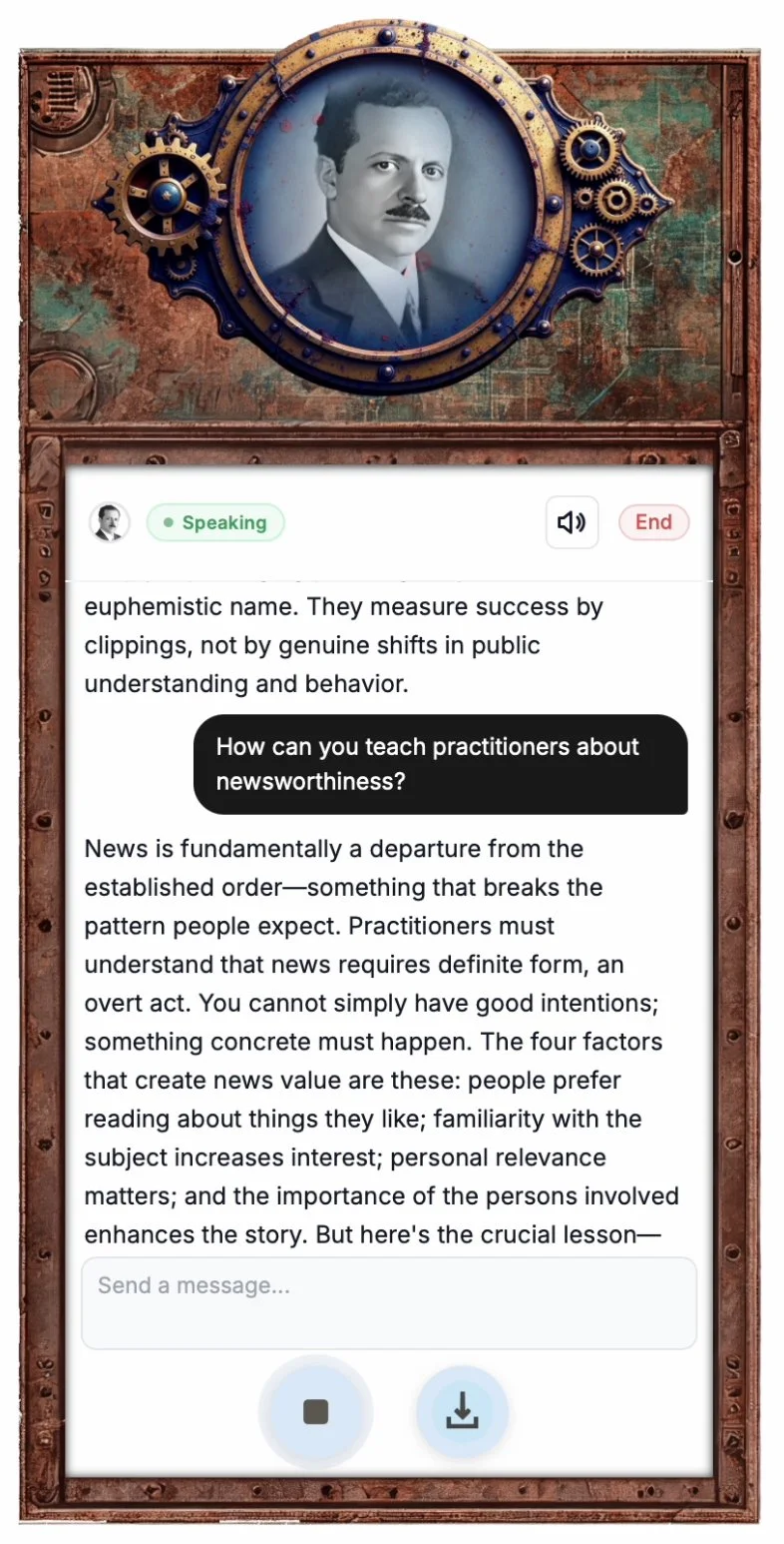 Ask Eddie about public relations
