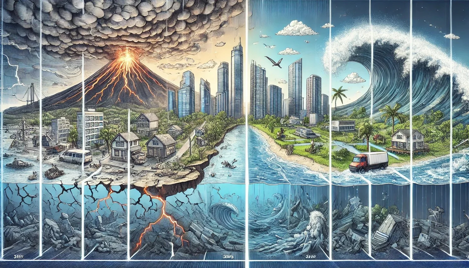 Tsunami warning timeline