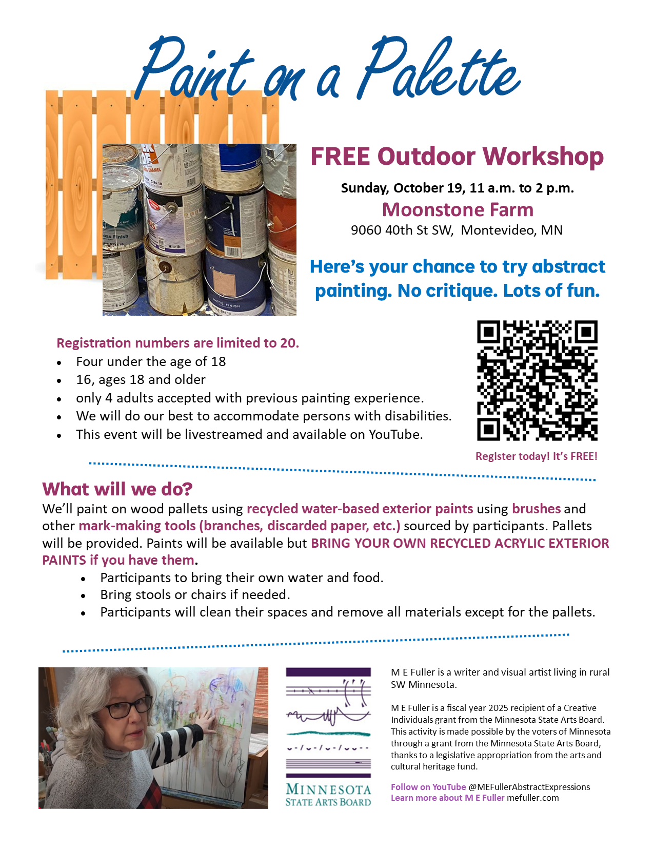 Public Art Project Abstract Painting Workshop