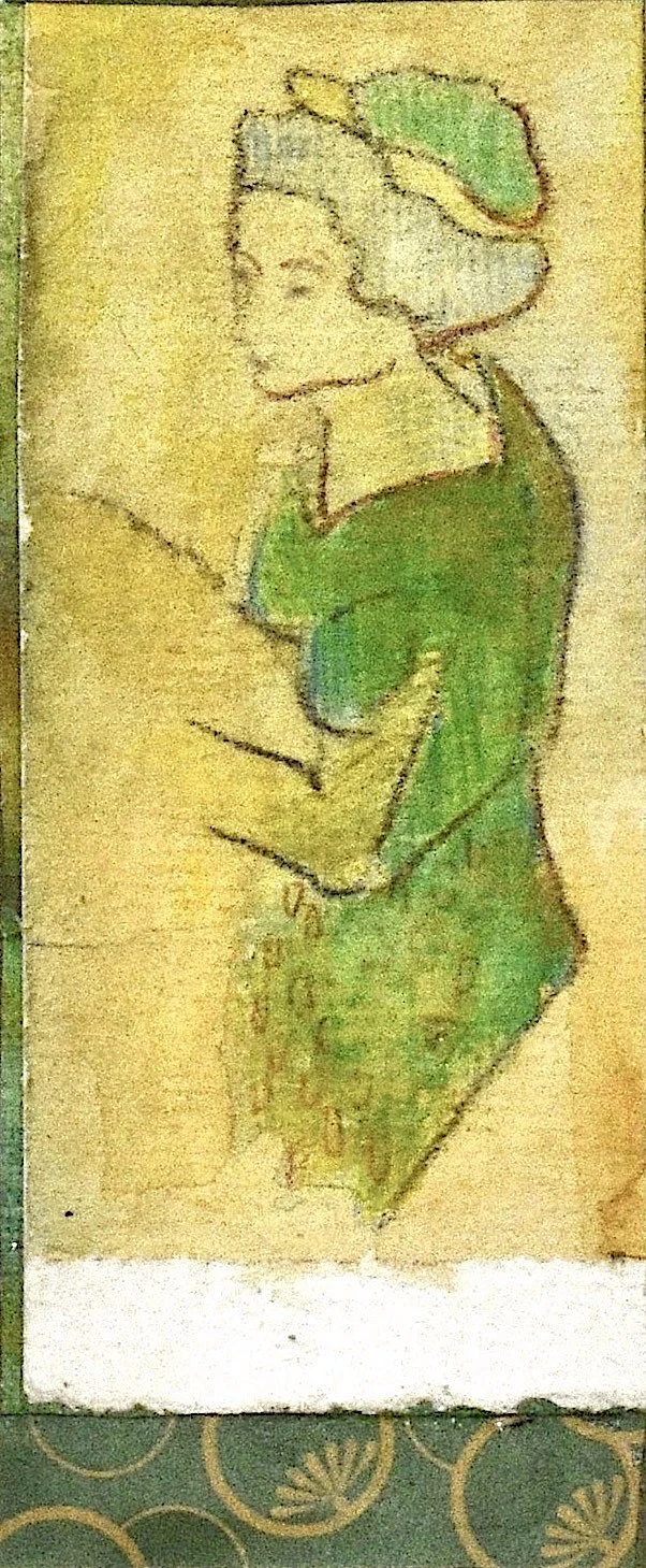 Fragments of Things to Come I 
Collage 
1x3 in