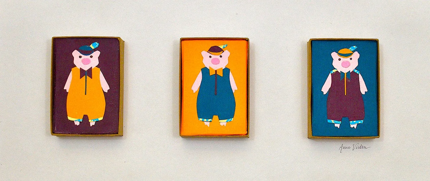 The Three Little Pigs 
Collage 
2x3 in