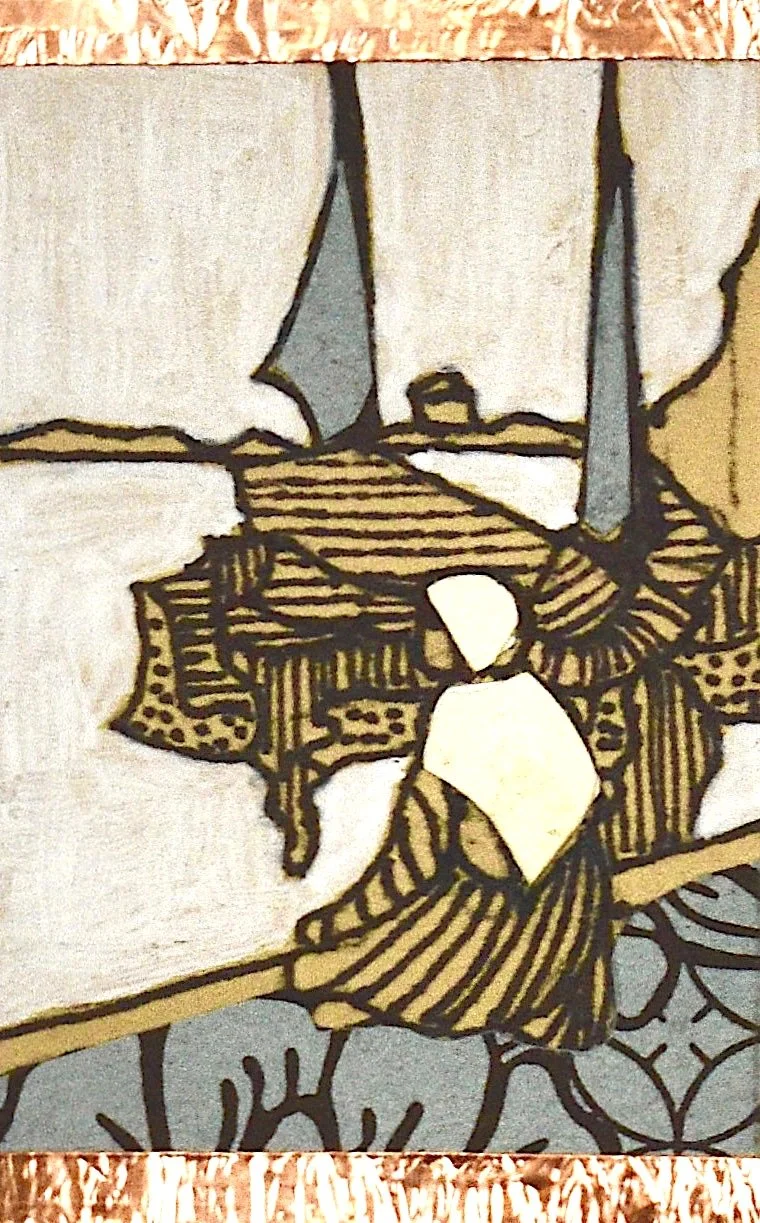 The Harbor 
Collage 
2x3 in