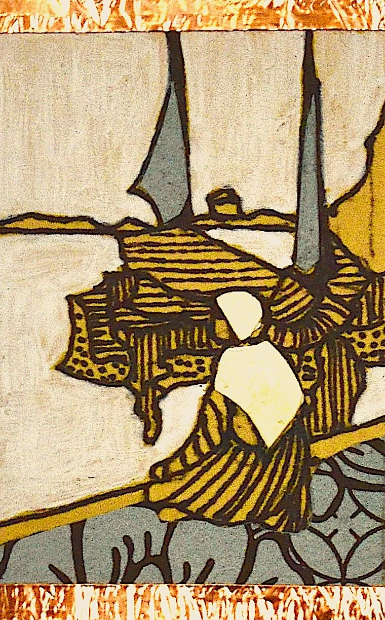 The Harbor 
Collage 
2x3 in