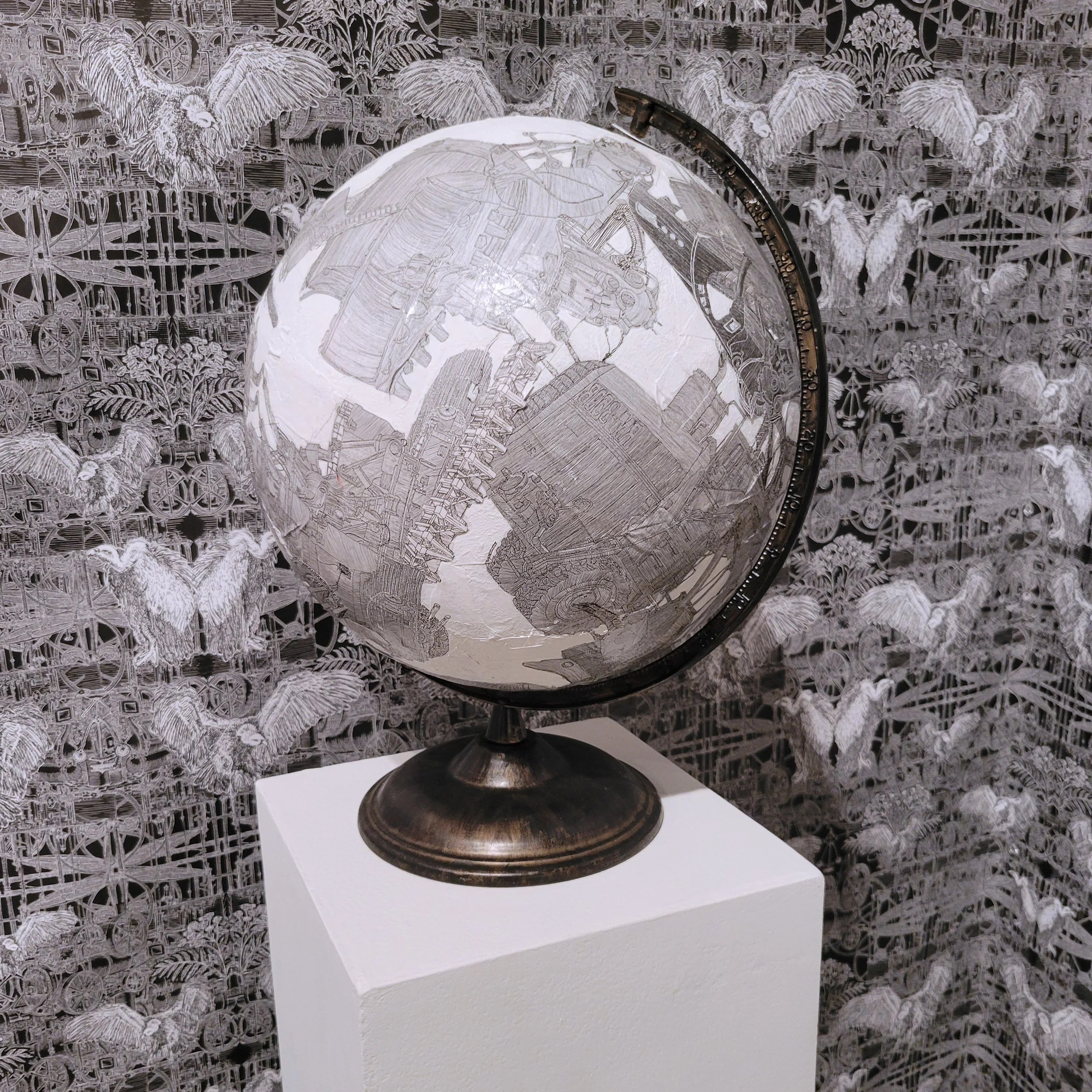 Wallpaper & Globe - Paper Room, Second Street Gallery, Charlottesville, VA, June 6 - July 19, 2024