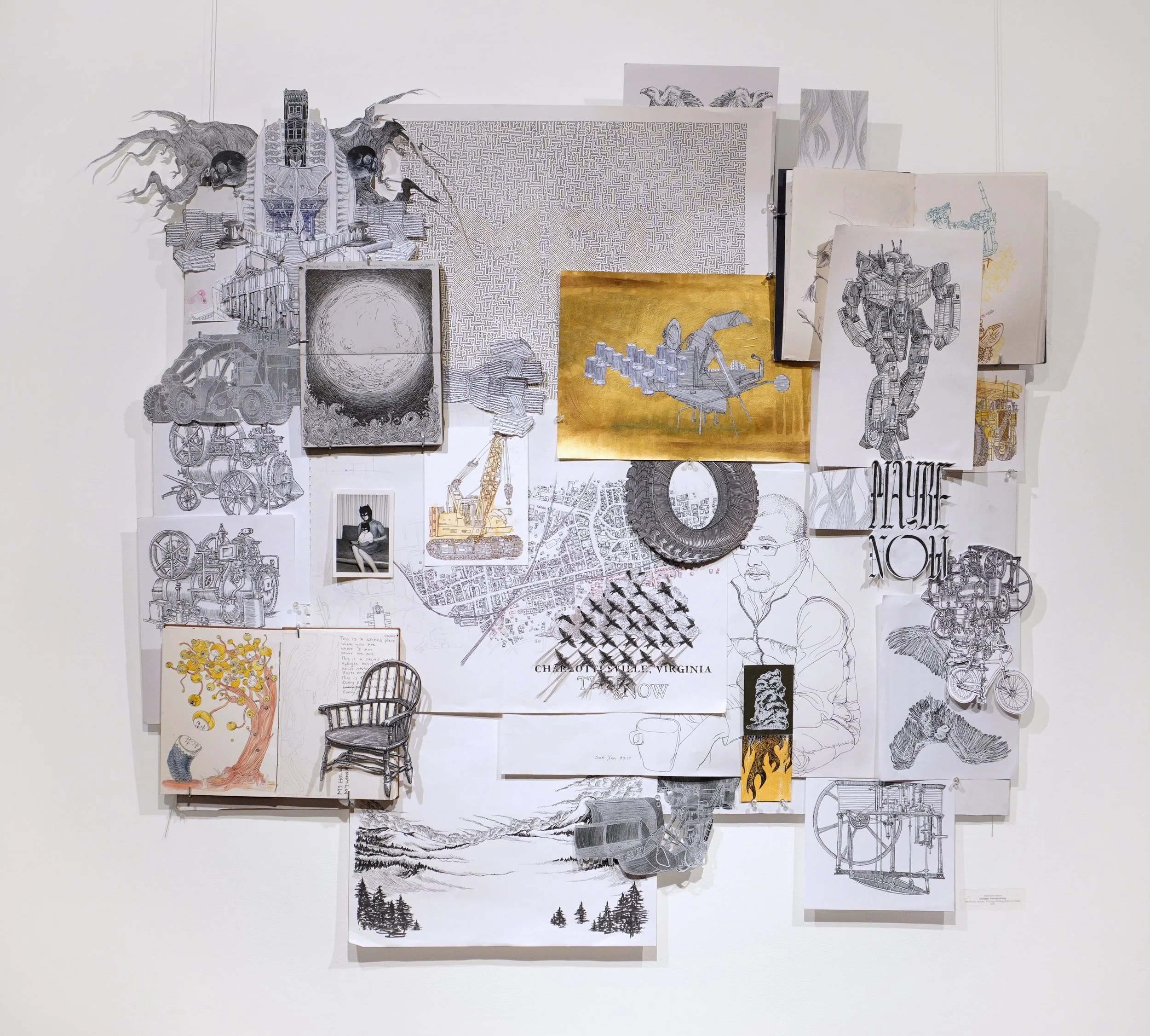 SketchBoard #2, McGuffey Art Center, Charlottesville, VA, Oct -Sept. 2025