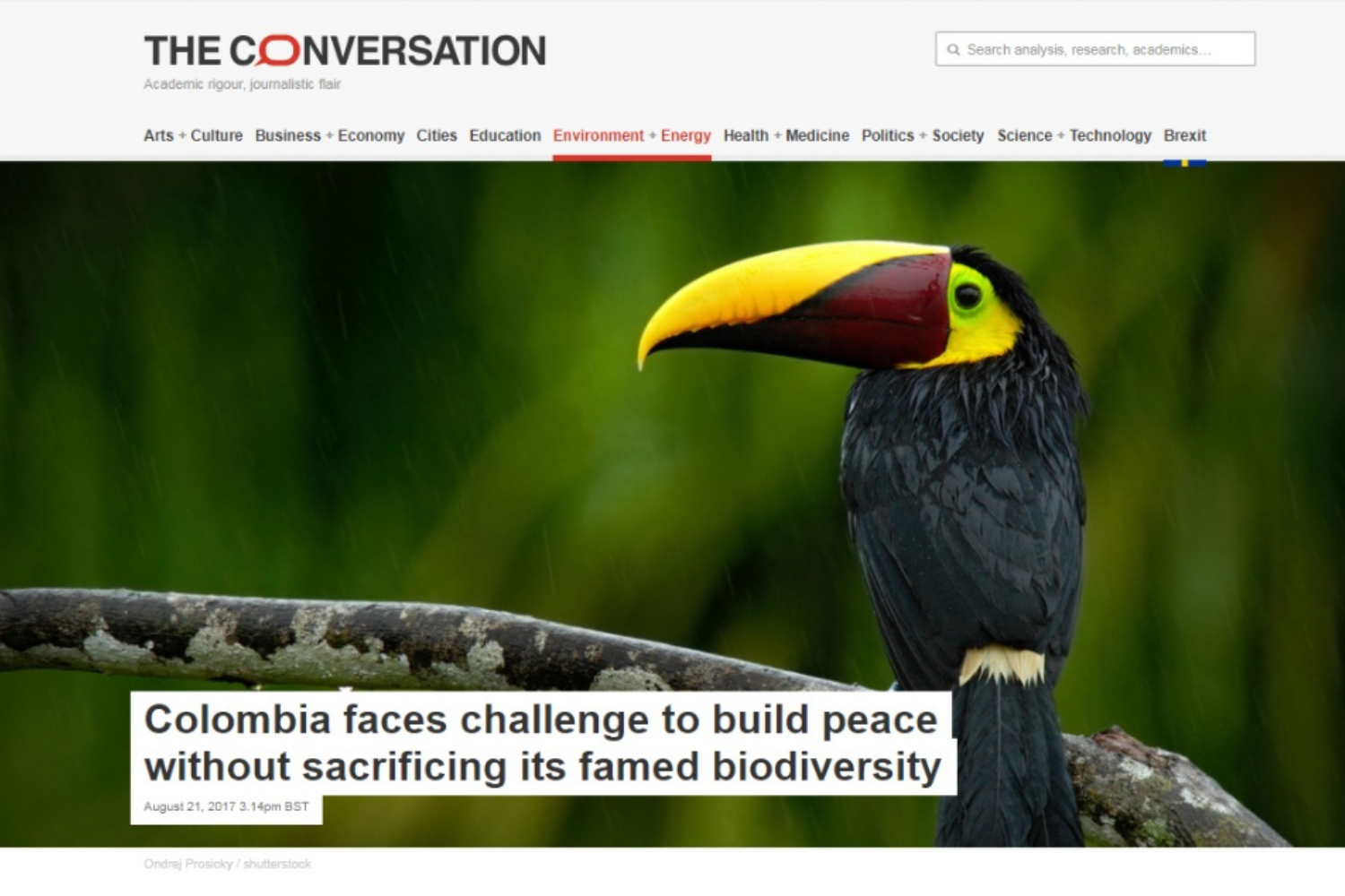 Colombia faces challenge to build peace without sacrificing its famed&nbsp;biodiversity