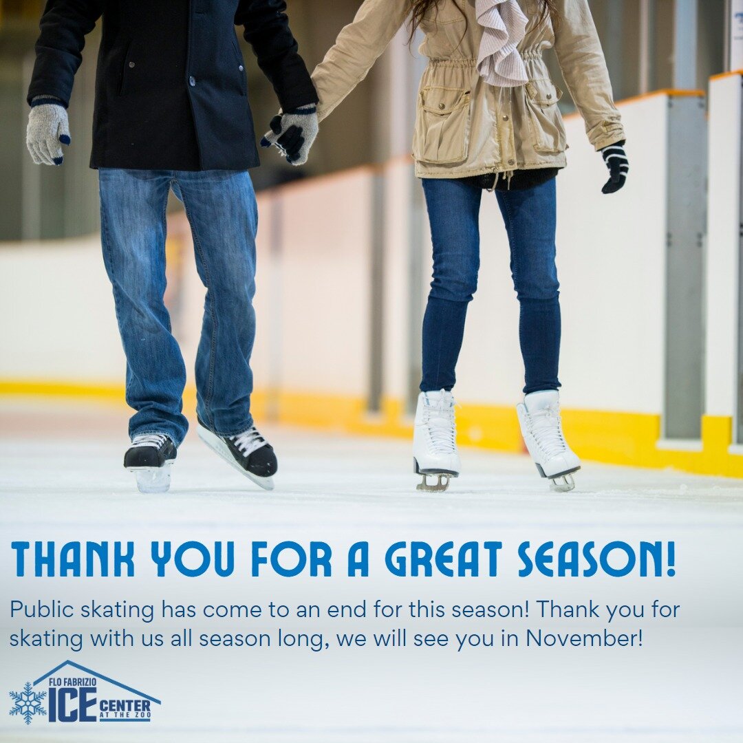 Public Skating has concluded for the 2022-2023 season! Thank you to all of your who came out and enjoyed the ice time at the Flo Fabrizio Ice Center! We will see you for the 2023-2024 season in November! 

Throughout the summer we will be holding our