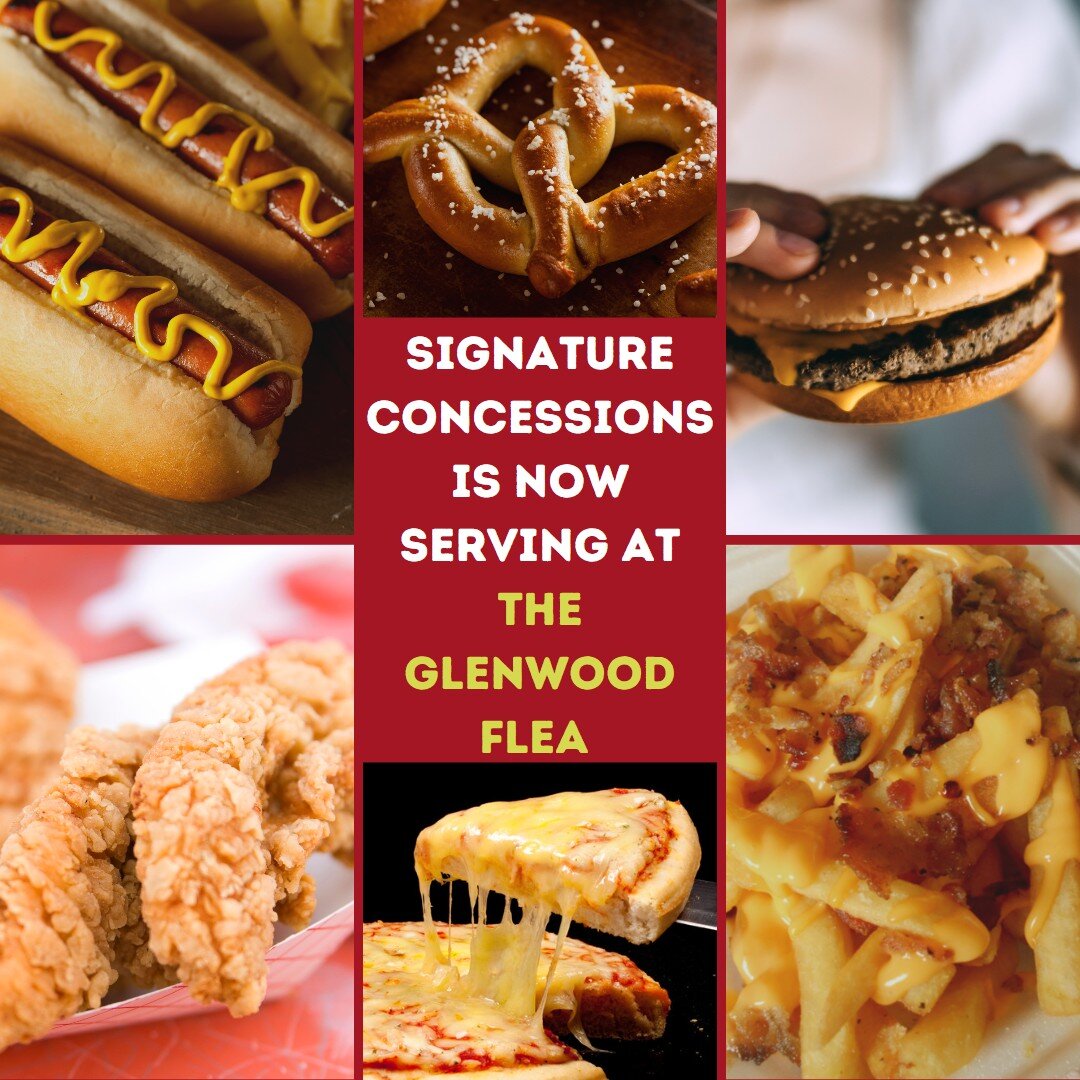 The Glenwood Flea is happy to announce that we will be welcoming Signature Concessions to the market throughout the season! Shop locally-created goods, second-hand gems, and more, and while you're shopping enjoy some delicious items from our concessi