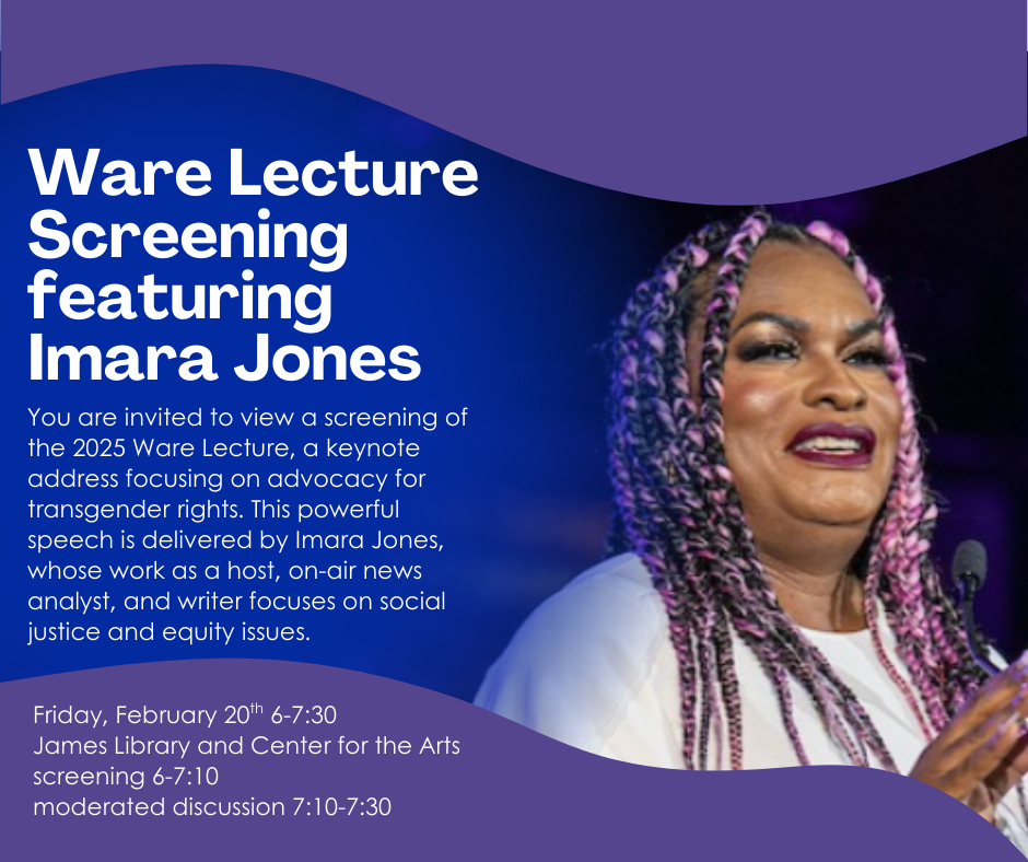 Ware Lecture featuring Imara Jones
