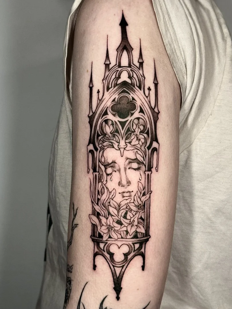 Tyler Dorr tattoo artist guest at brass and briar studios in portland maine 9.jpg