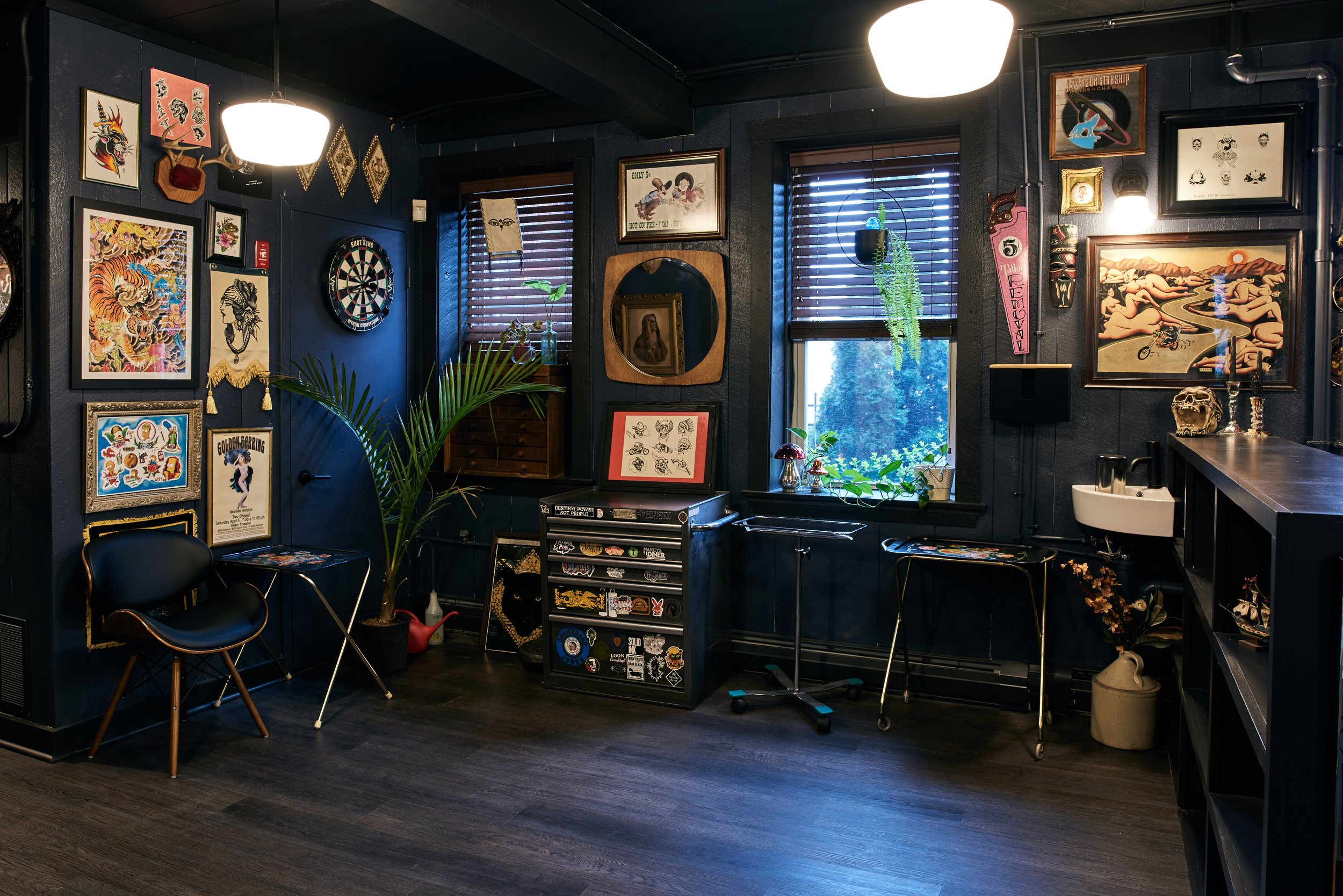 Guest Tattoo Artist Workspace at Brass &amp; Briar Studios in Portland, Maine