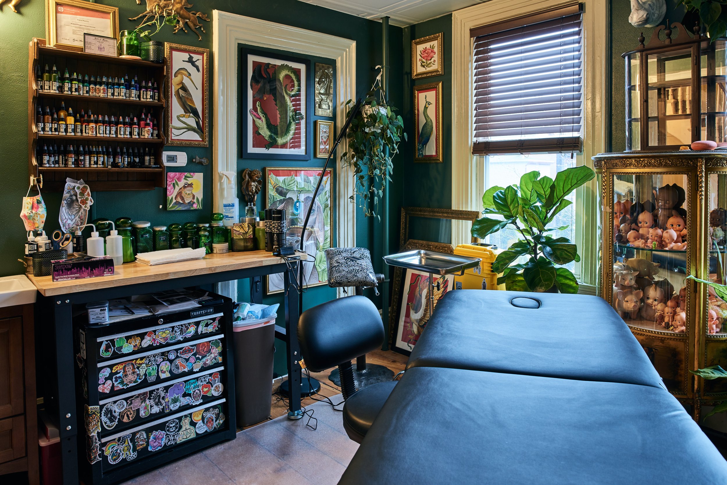 Inside Brass &amp; Briar Studios - A Tattoo and Piercing Shop in Portland, Maine