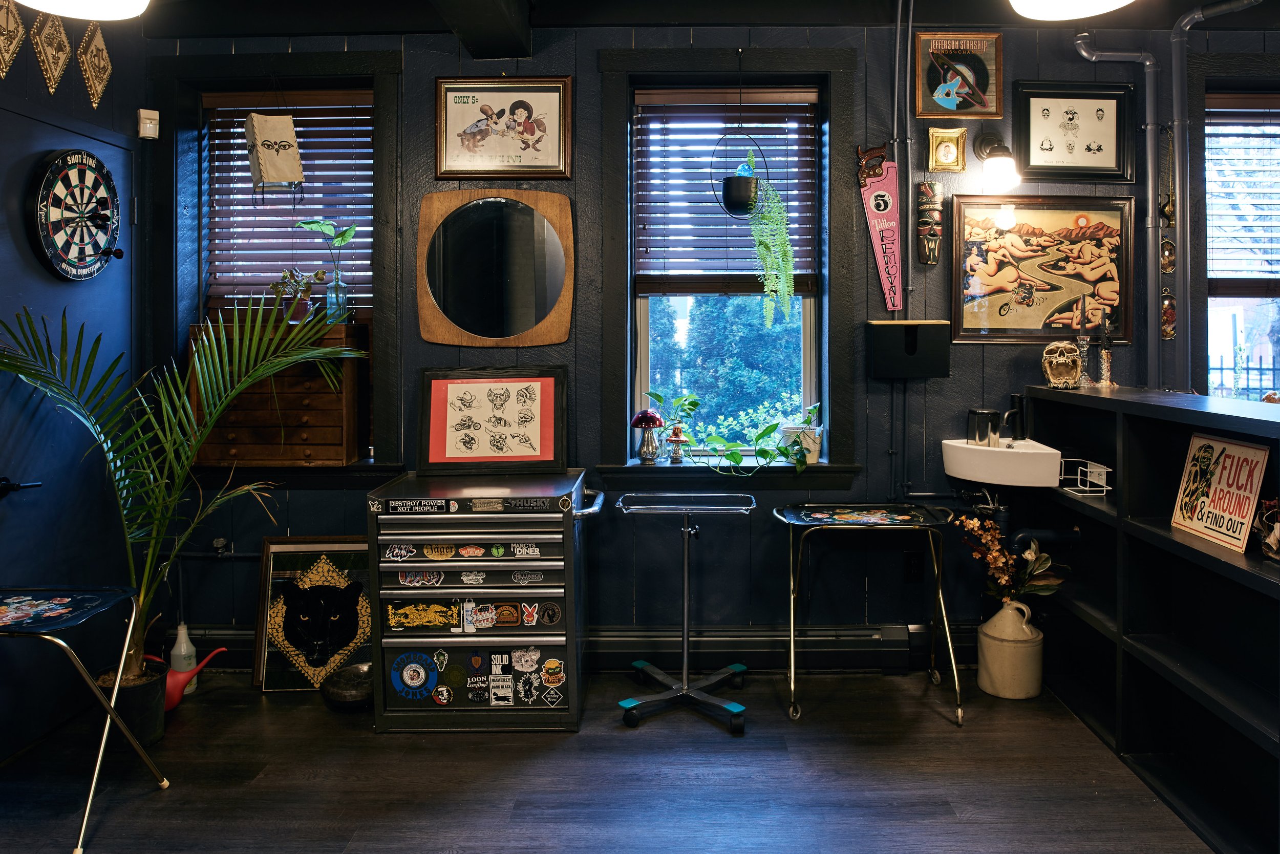 Guest Tattoo Artist Workspace at Brass &amp; Briar Studios in Portland, Maine