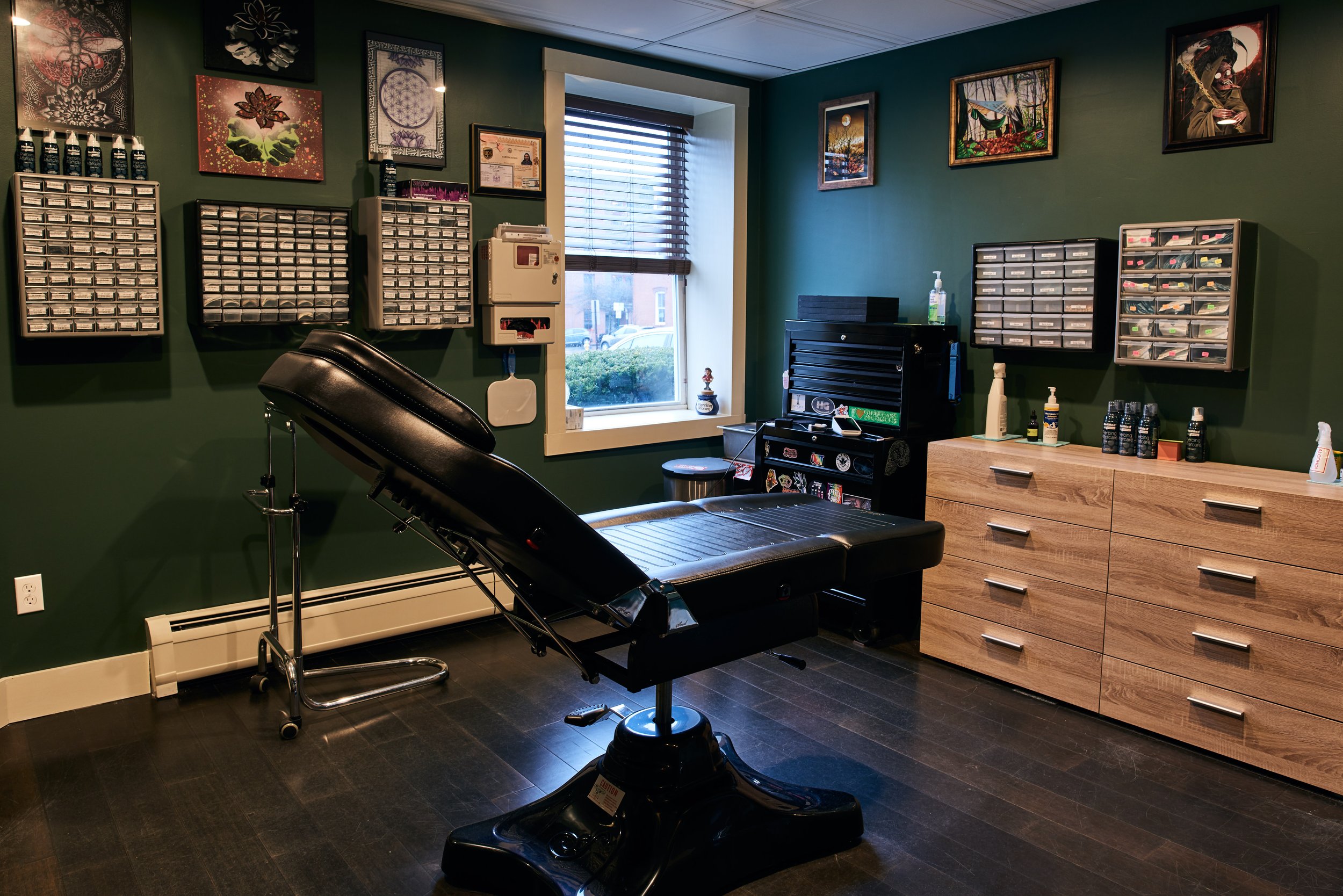 Inside Brass &amp; Briar Studios - A Tattoo and Piercing Shop in Portland, Maine
