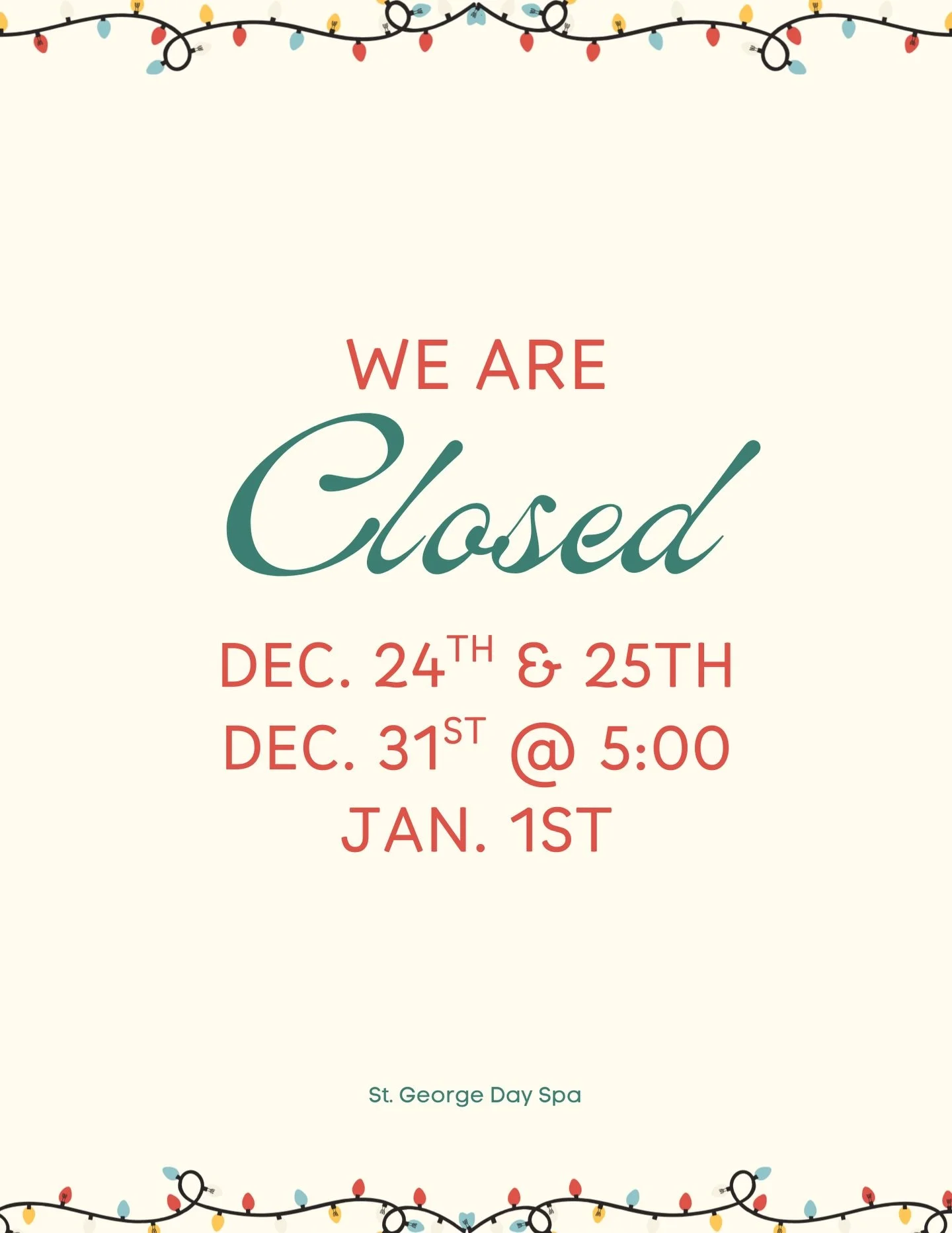 We hope you all have a safe and happy holidays🎄