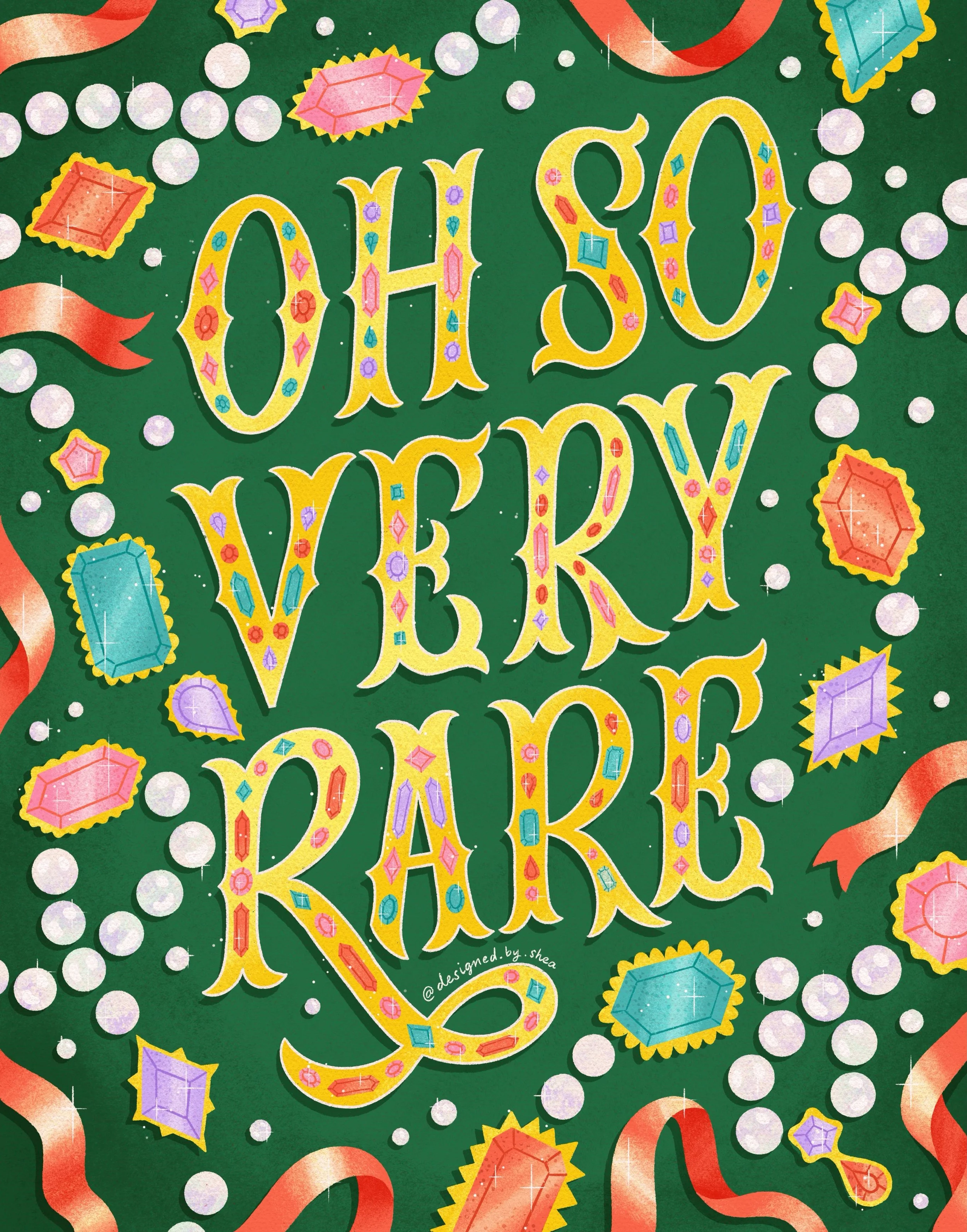 Send this sparkliness to all your favorite gems! 💎
.
Illustration - Female Illustrator - Vintage Style - Art Licensing - Greeting Card Design - Maximalism - Retro Style