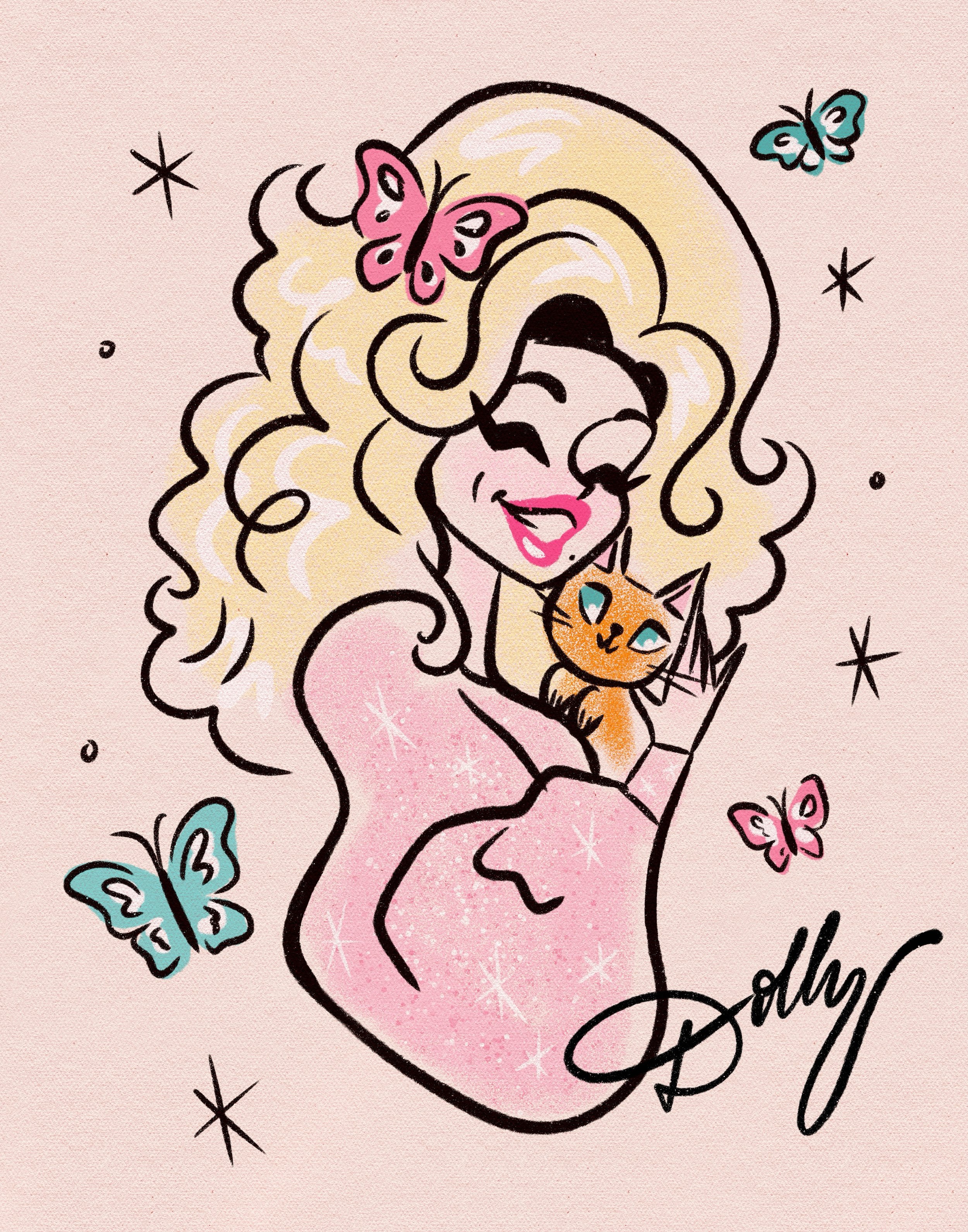 Dolly was the rhinestone standard for how to be a good human when you&rsquo;ve got the resources (and she sure worked mighty hard to get what she got!). Rest in peace, Dolly 🦋 #dollyparton