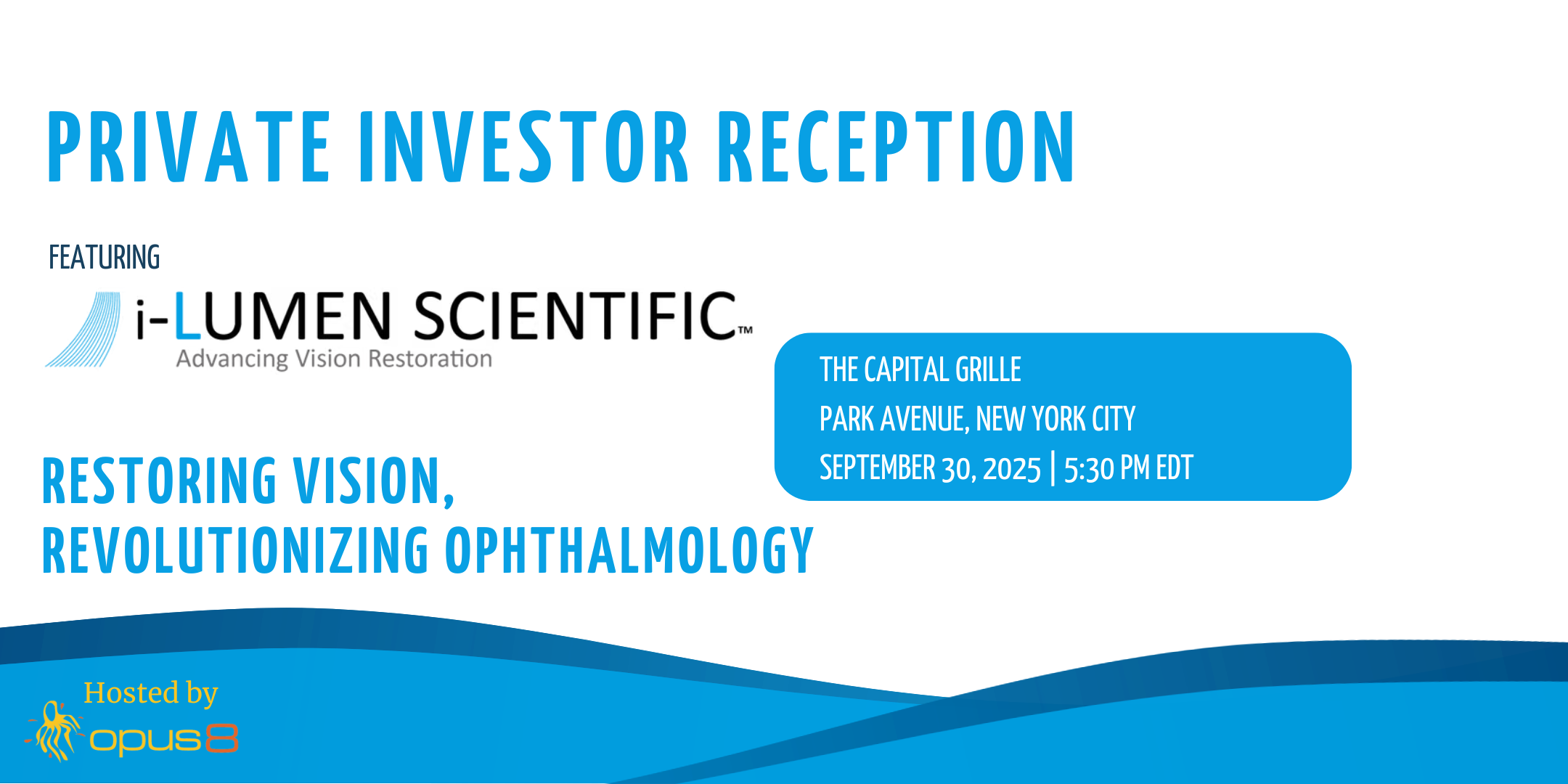 i-Lumen Scientific Private Investor Reception