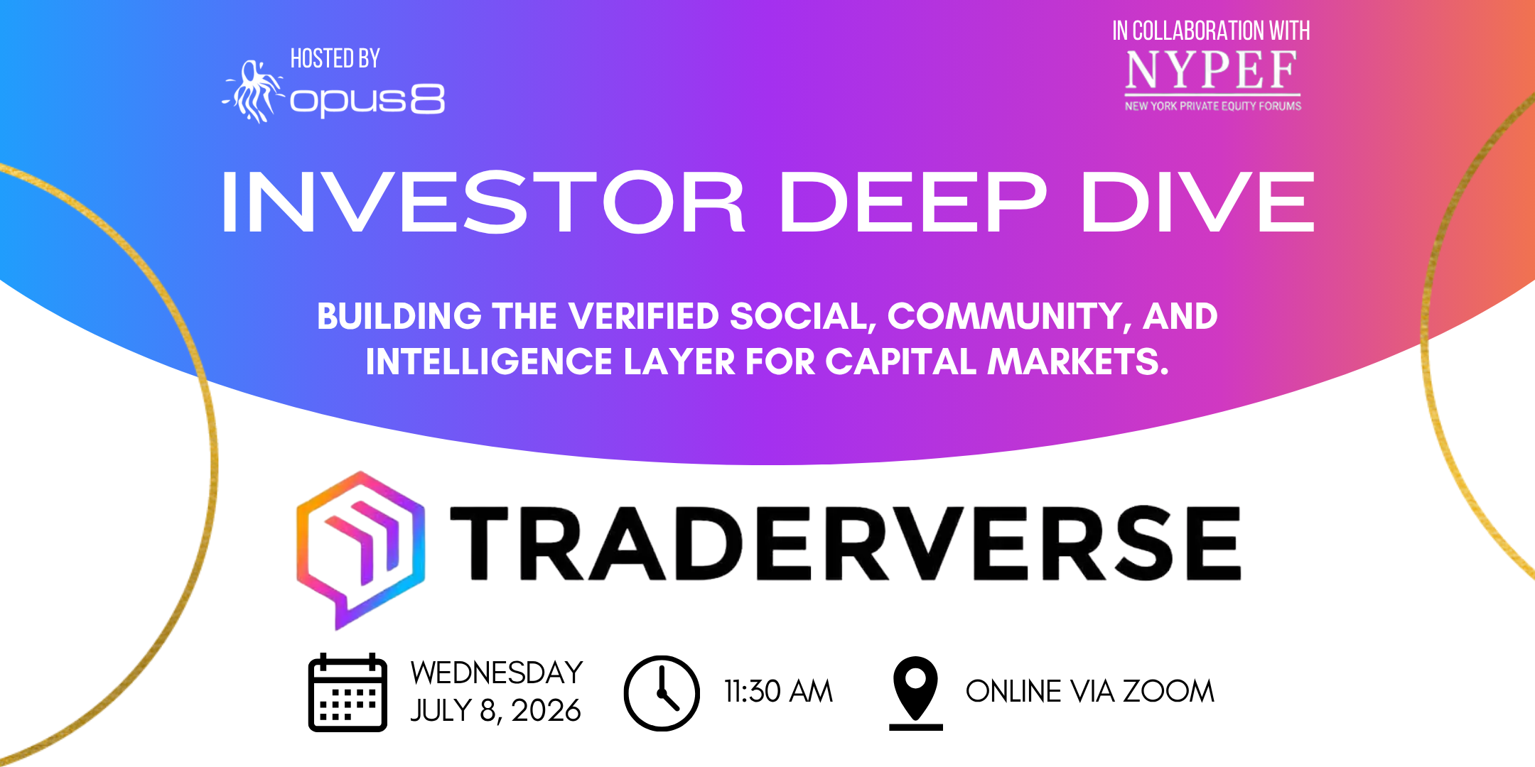 Traderverse Investor Deep Dive - Virtual