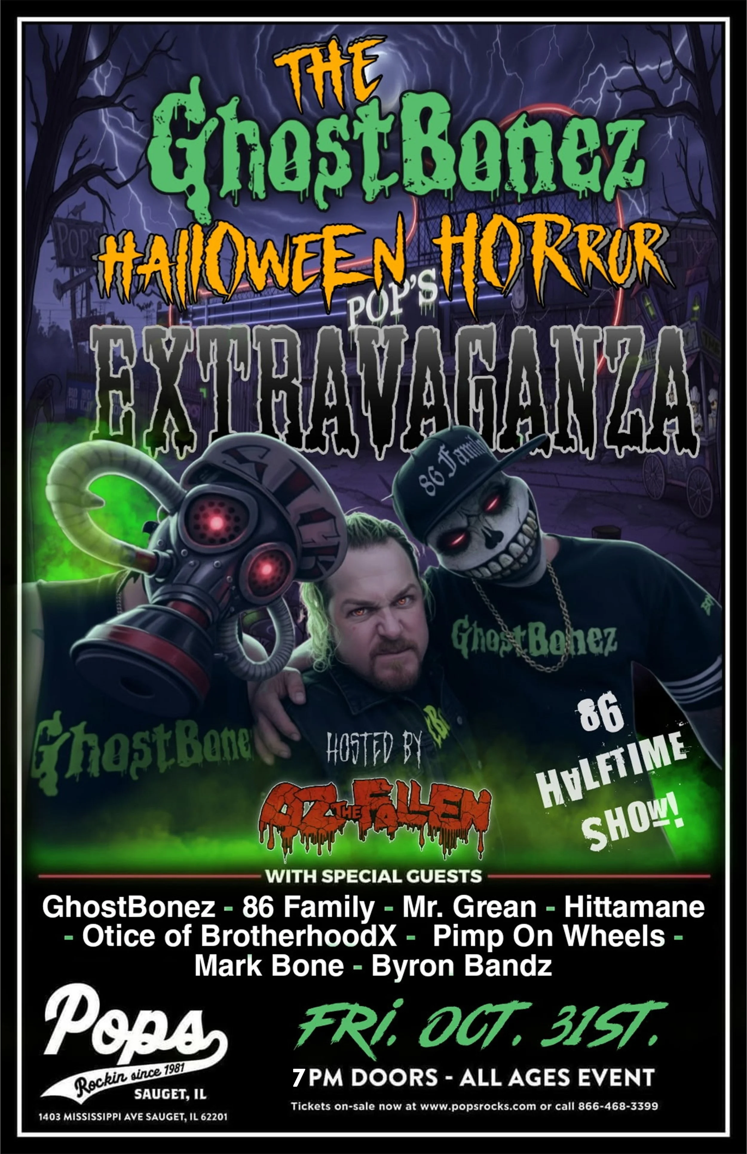 Ghostbonez Halloween Horror Extravaganza