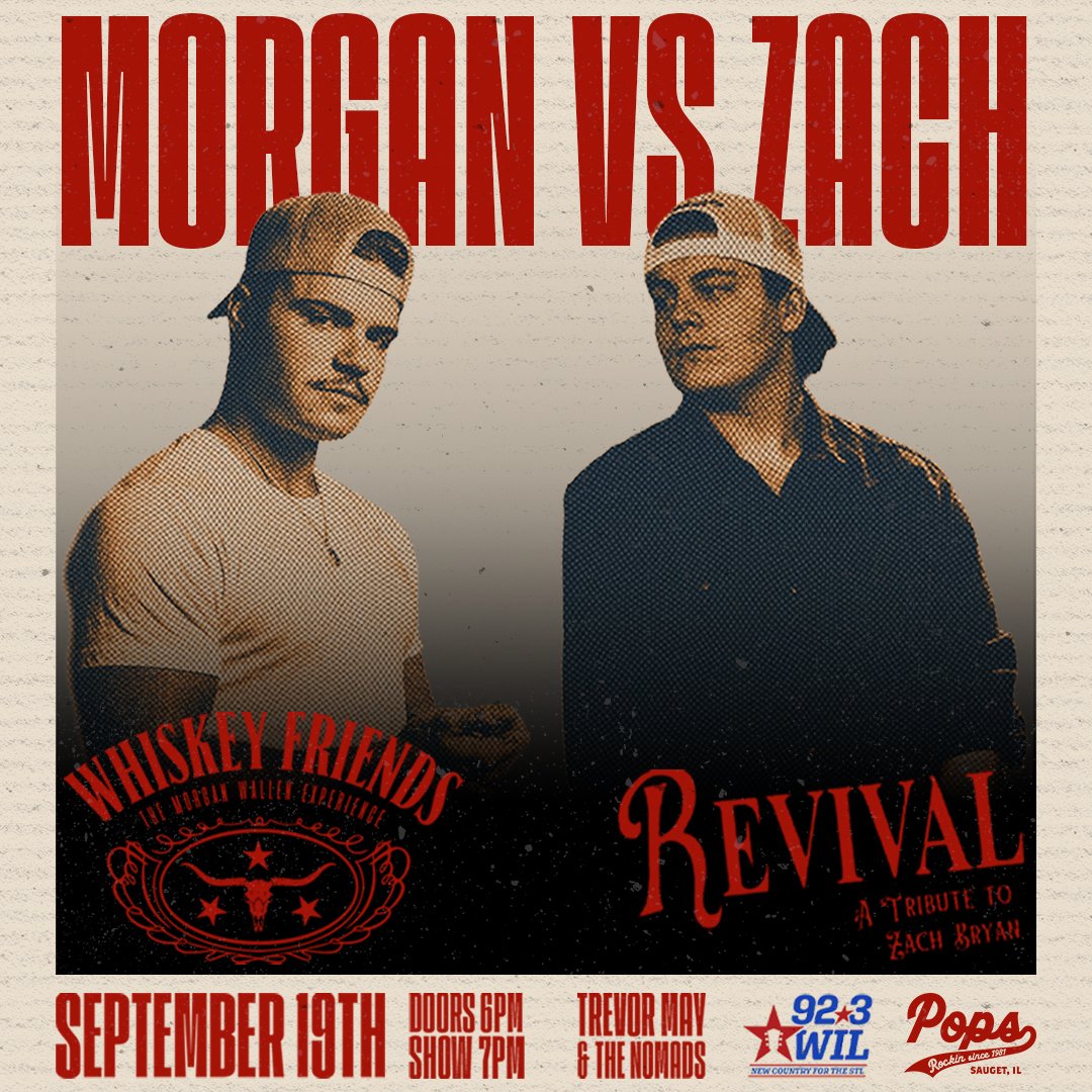 92.3 WIL Presents: Morgan vs Zach:  The Ultimate Country Showdown