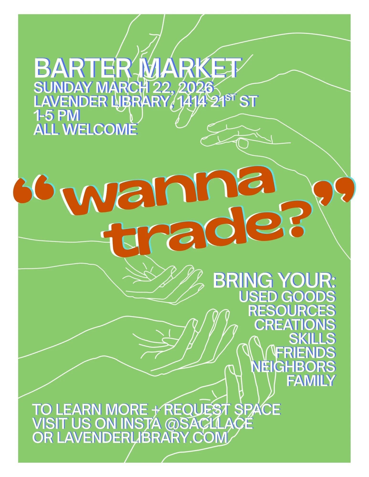 Lavender Library Barter Market