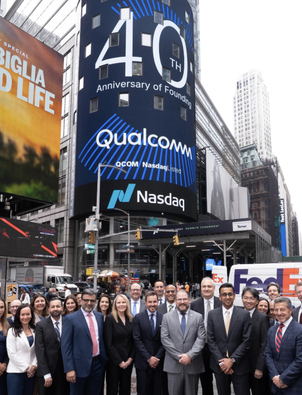 Qualcomm Nasdaq Client, 40th Anniversary 