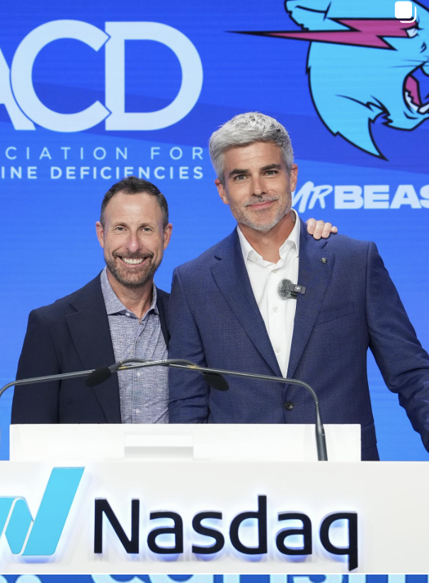 Mr. Beast Winner - Nasdaq Bell