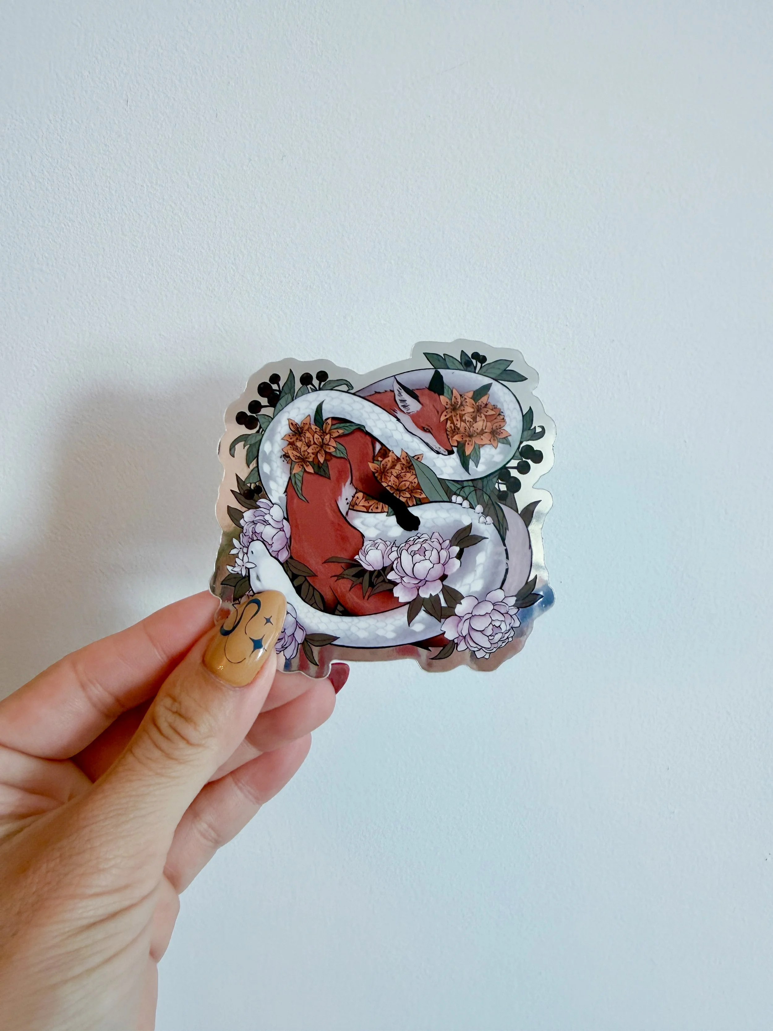 Snake & Fox Sticker