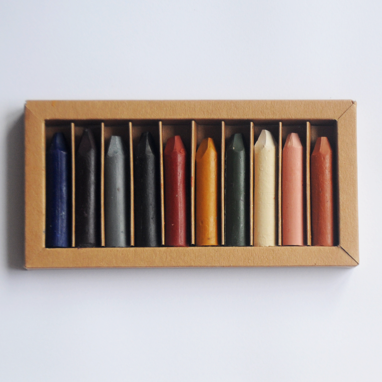 All-Natural Beeswax Oil Pastels for Kids | Non-Toxic Handmade Set of 10
