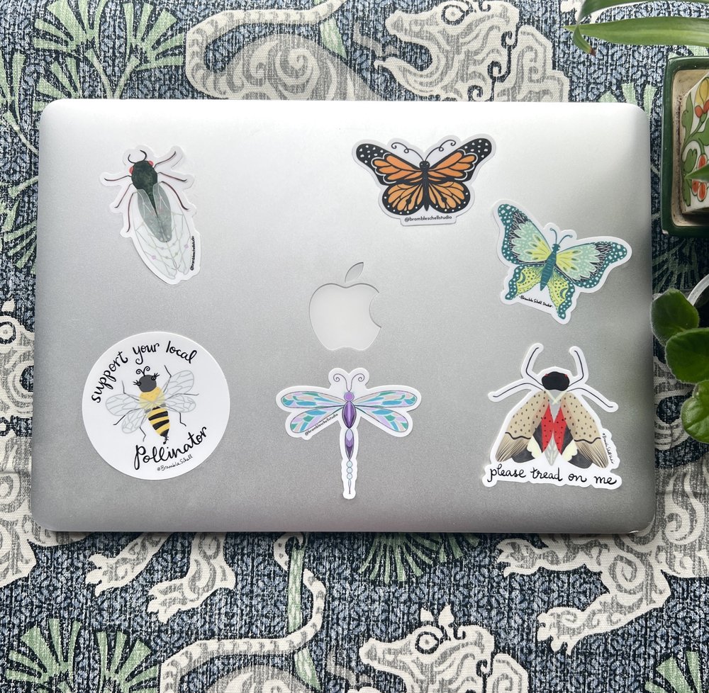 Monarch Butterfly Sticker – Morgan Swank Studio