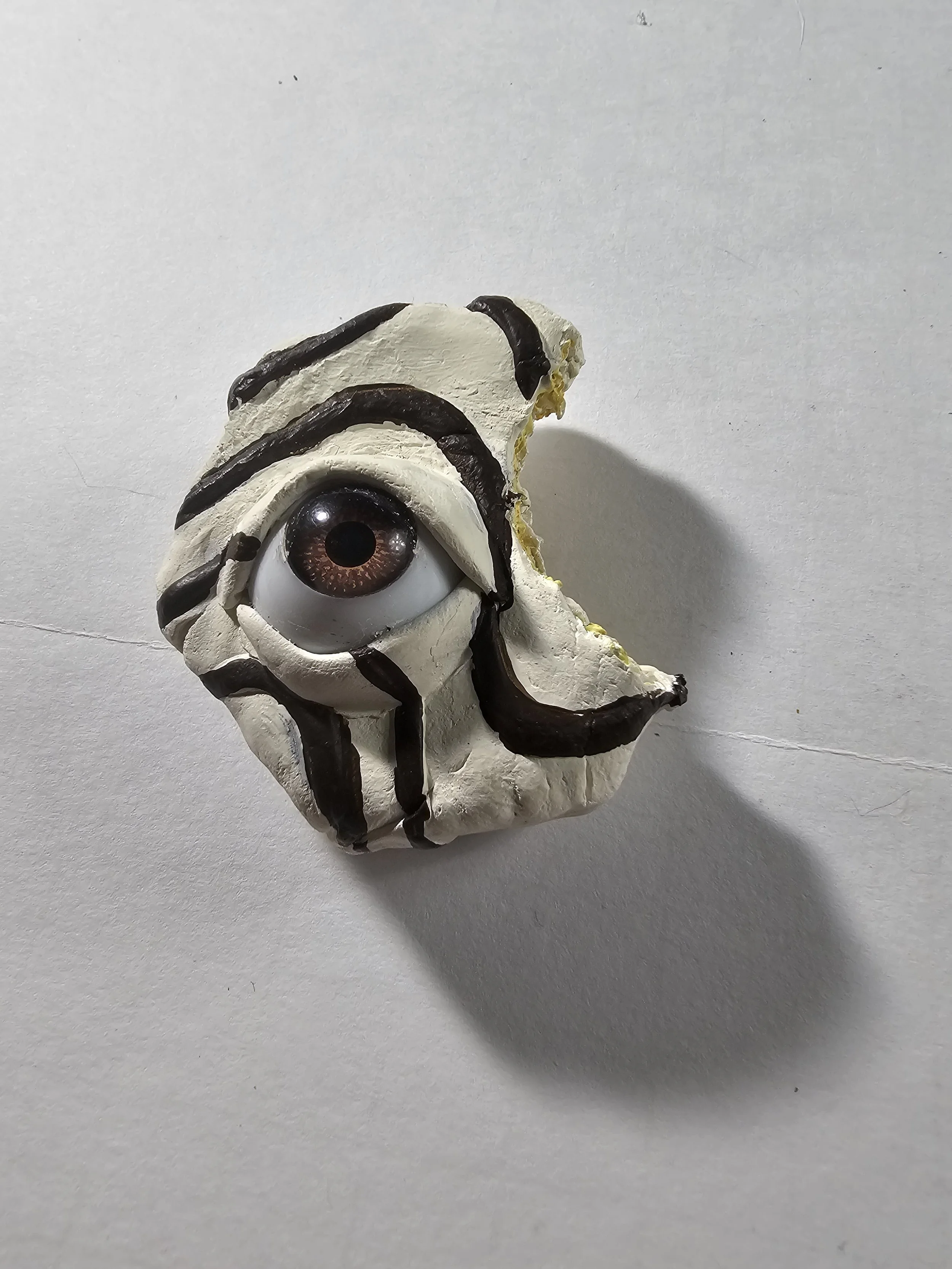 Bitten Striped Snack Cake - Magnet