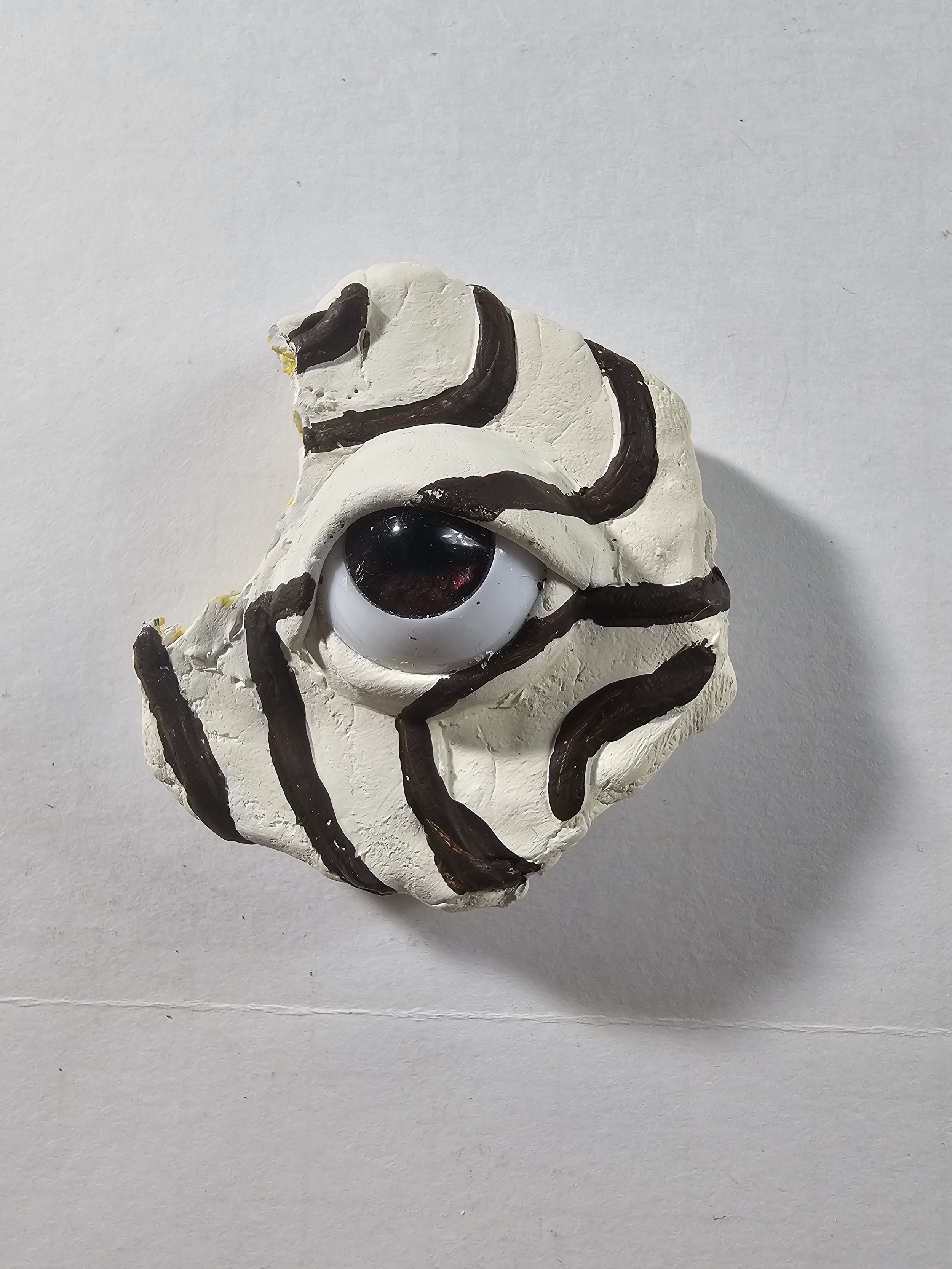 Bitten Striped Snack Cake - Magnet