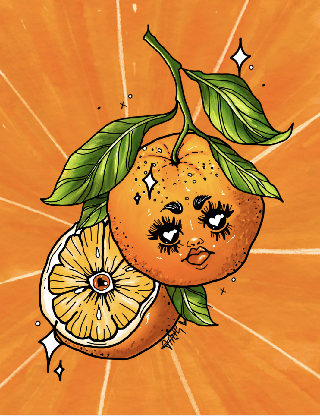 Orange Eye - Poster